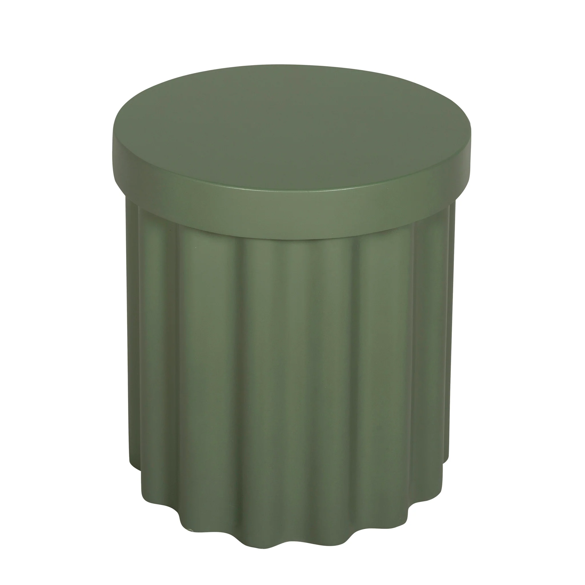 CST12295-CO 40cm Concrete Side Table - Green - Image 4