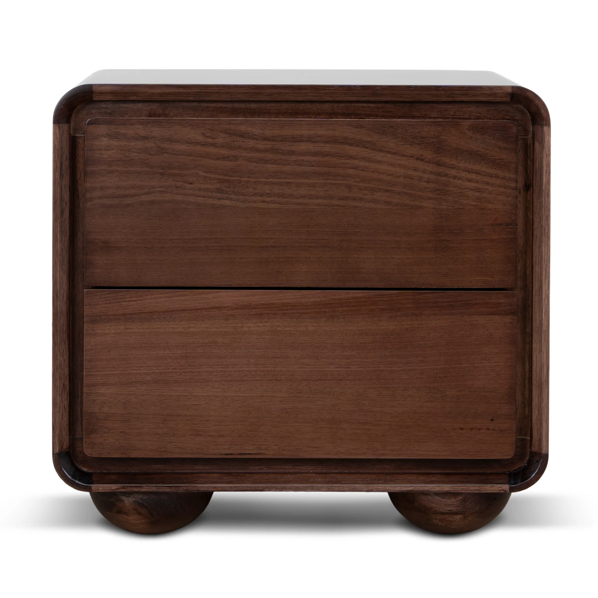 CST12352-AW 56cm Bedside Table - Walnut - Image 2