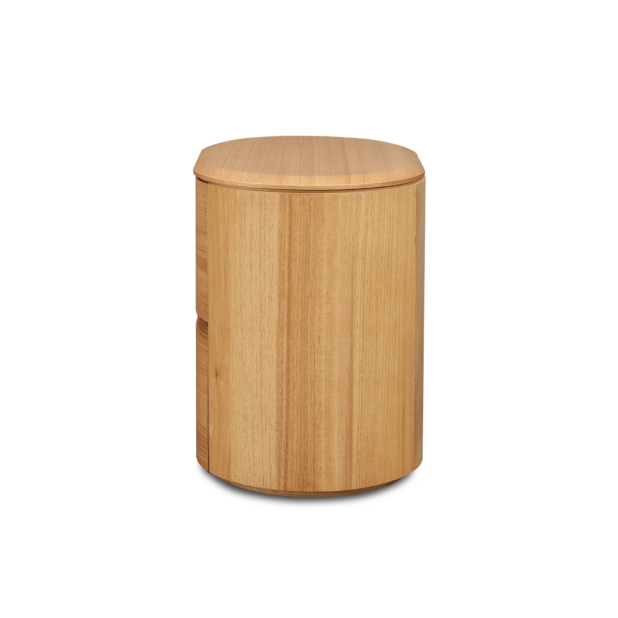 CST12640-MA 60cm Tassie Oak Bedside Table - Natural - Image 5