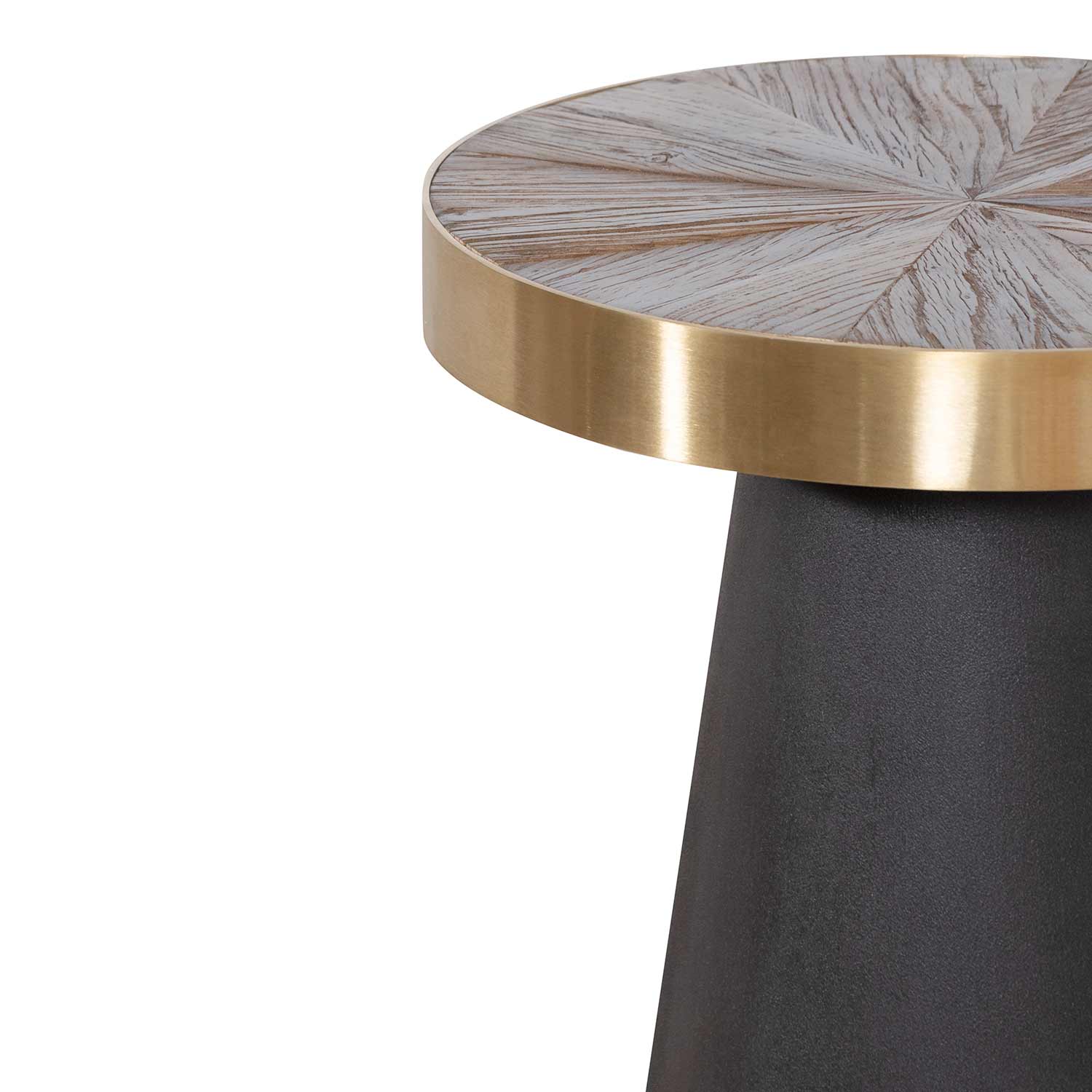 CST2791-NI Side Table - Natural Top with Dark Grey Base - Image 4