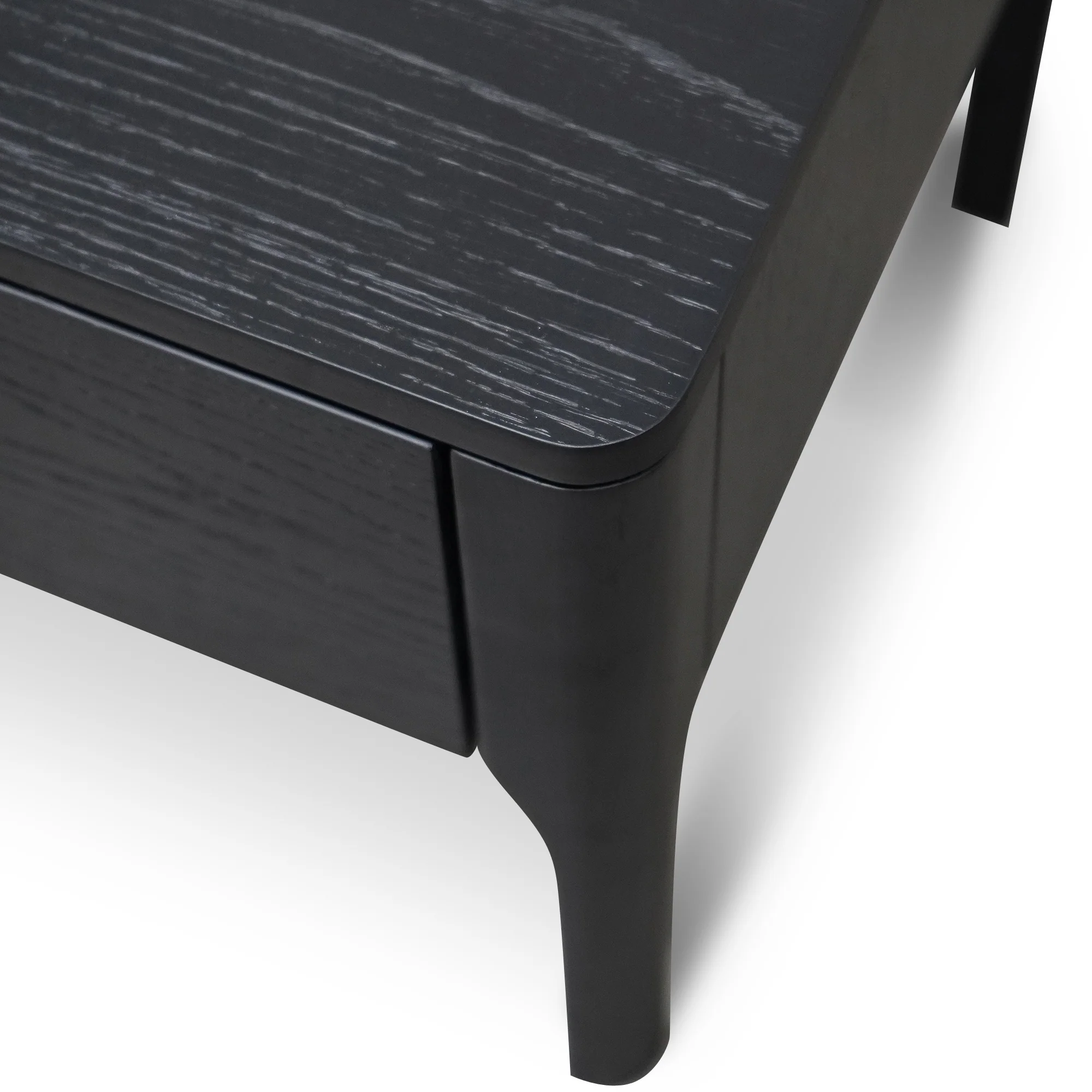 CST2809-CN Bedside Table - Black Veneer - Image 5