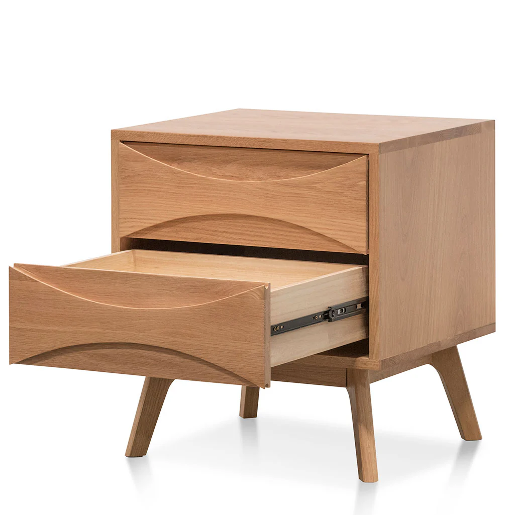 CST6805-OW 2 Drawer Bedside Table - Natural - Image 5