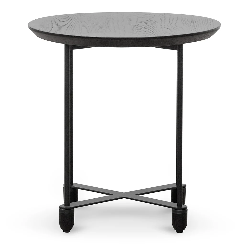 CST6865-SU Wooden Top Side Table - Full Black - Image 2