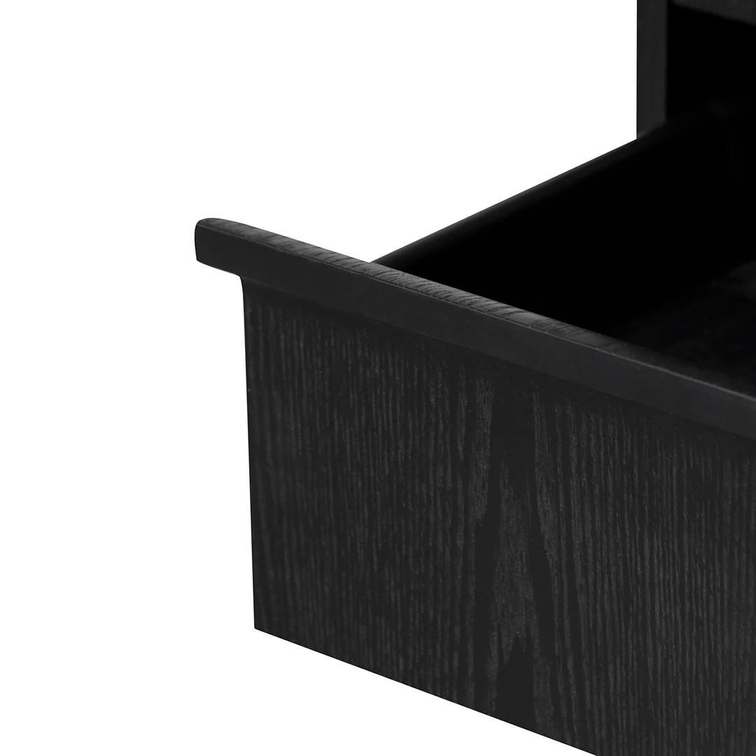 CST8244-DR Bedside Table - Full Black - Image 10