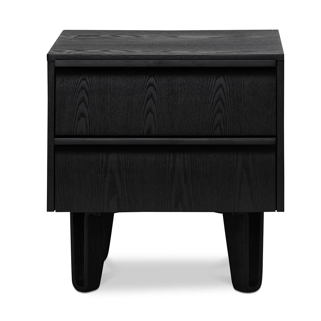 CST8244-DR Bedside Table - Full Black - Image 2