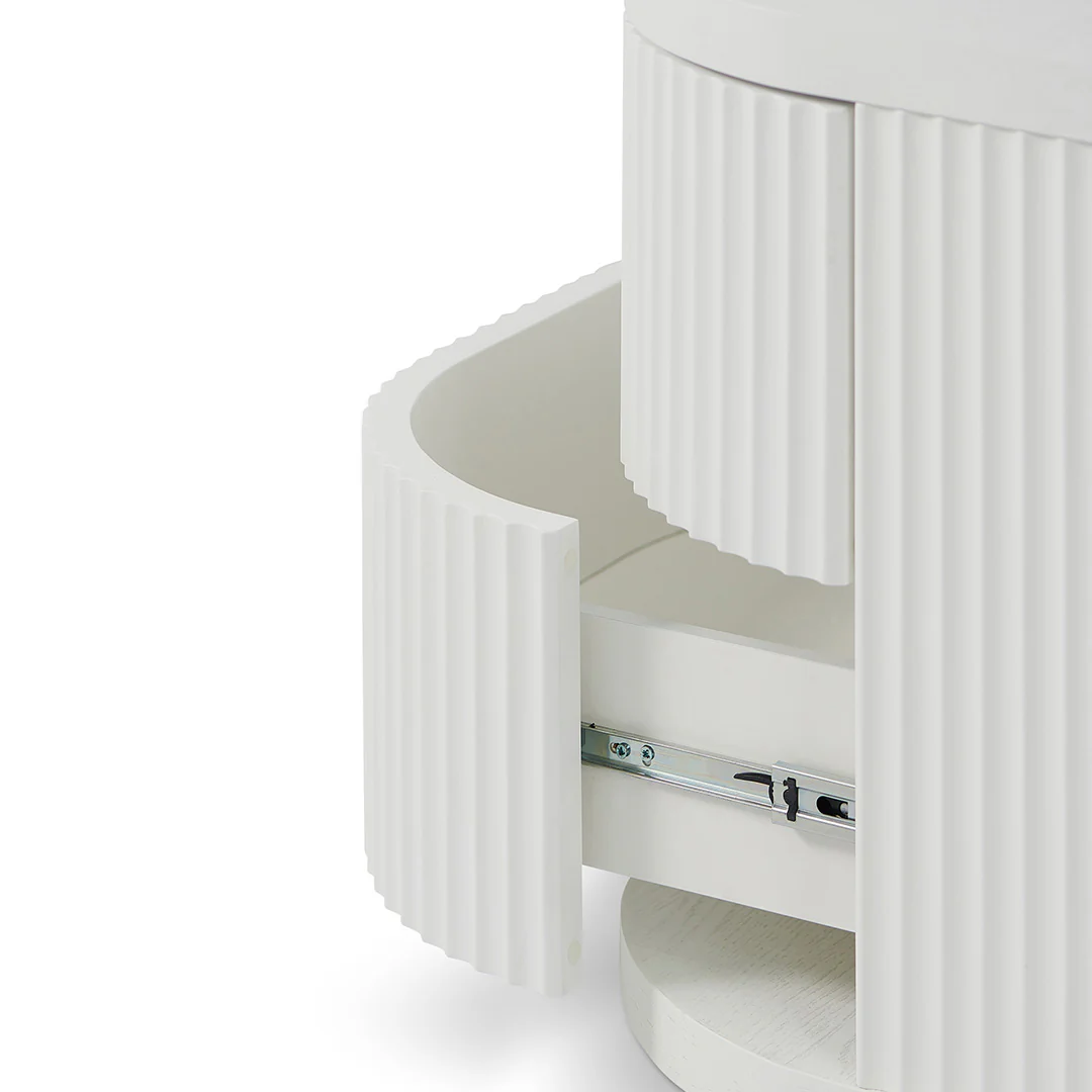 CST8344-DW Bedside Table - Full White - Image 9