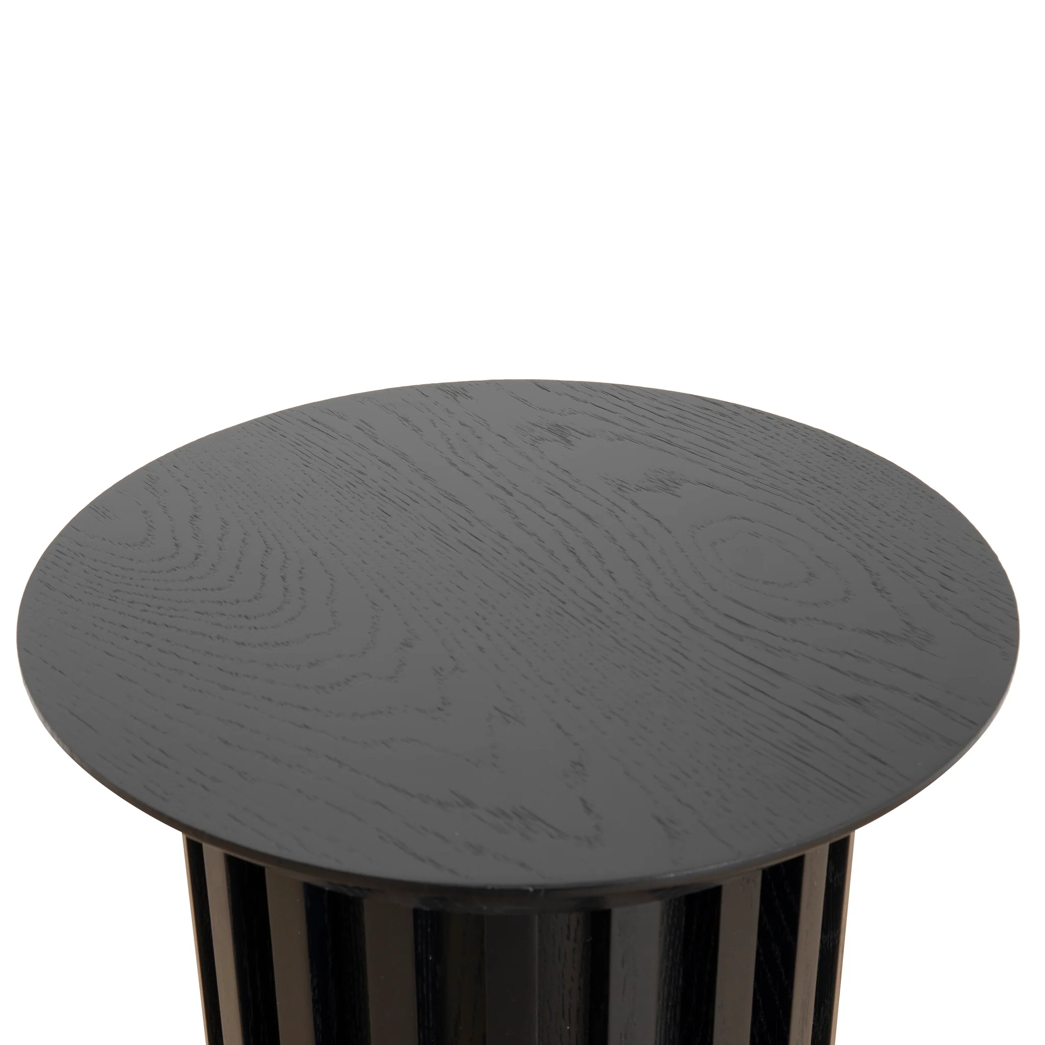 CST8589-CN Round Side Table - Black Oak - Image 4
