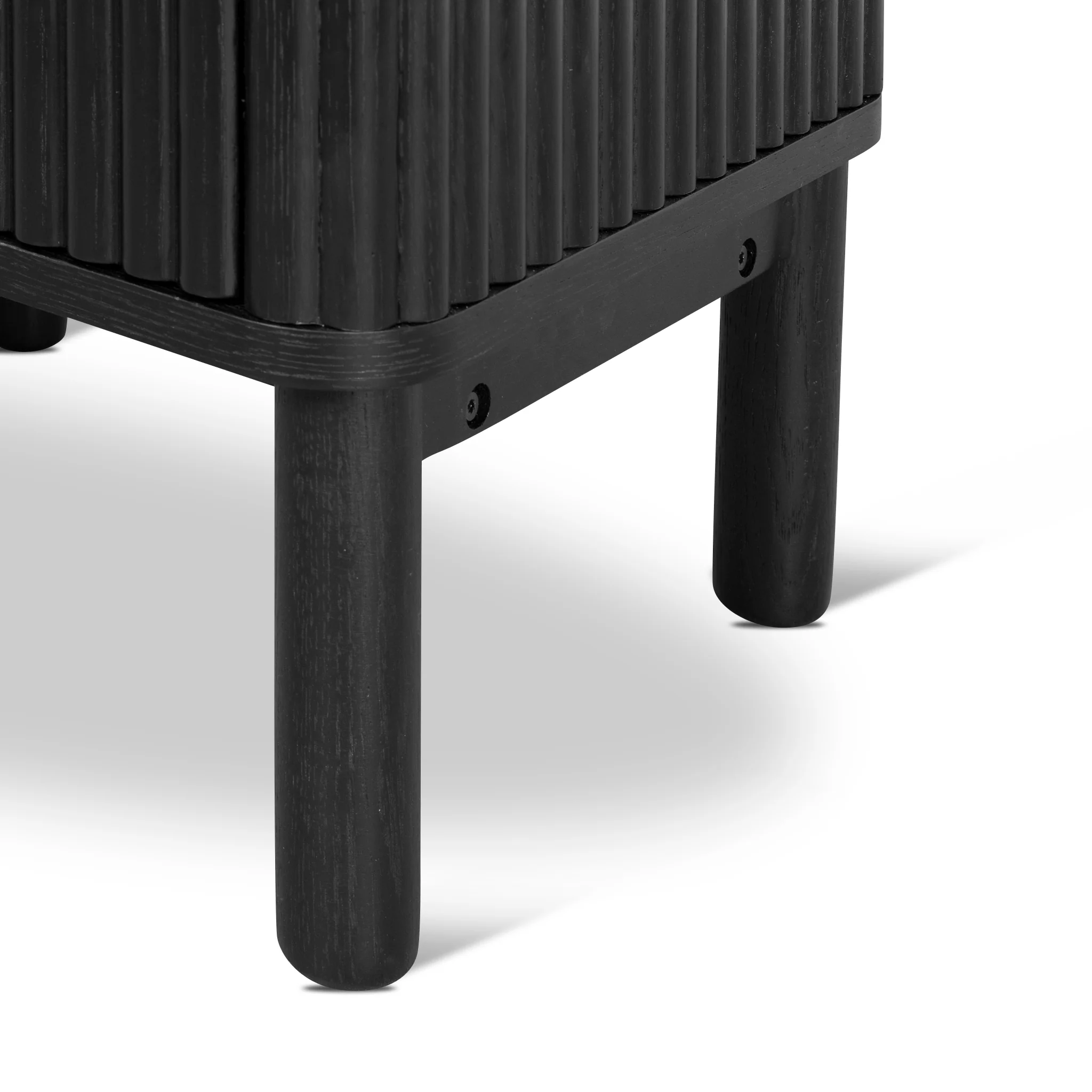 CST8628-KD Bedside Table - Full Black - Image 11