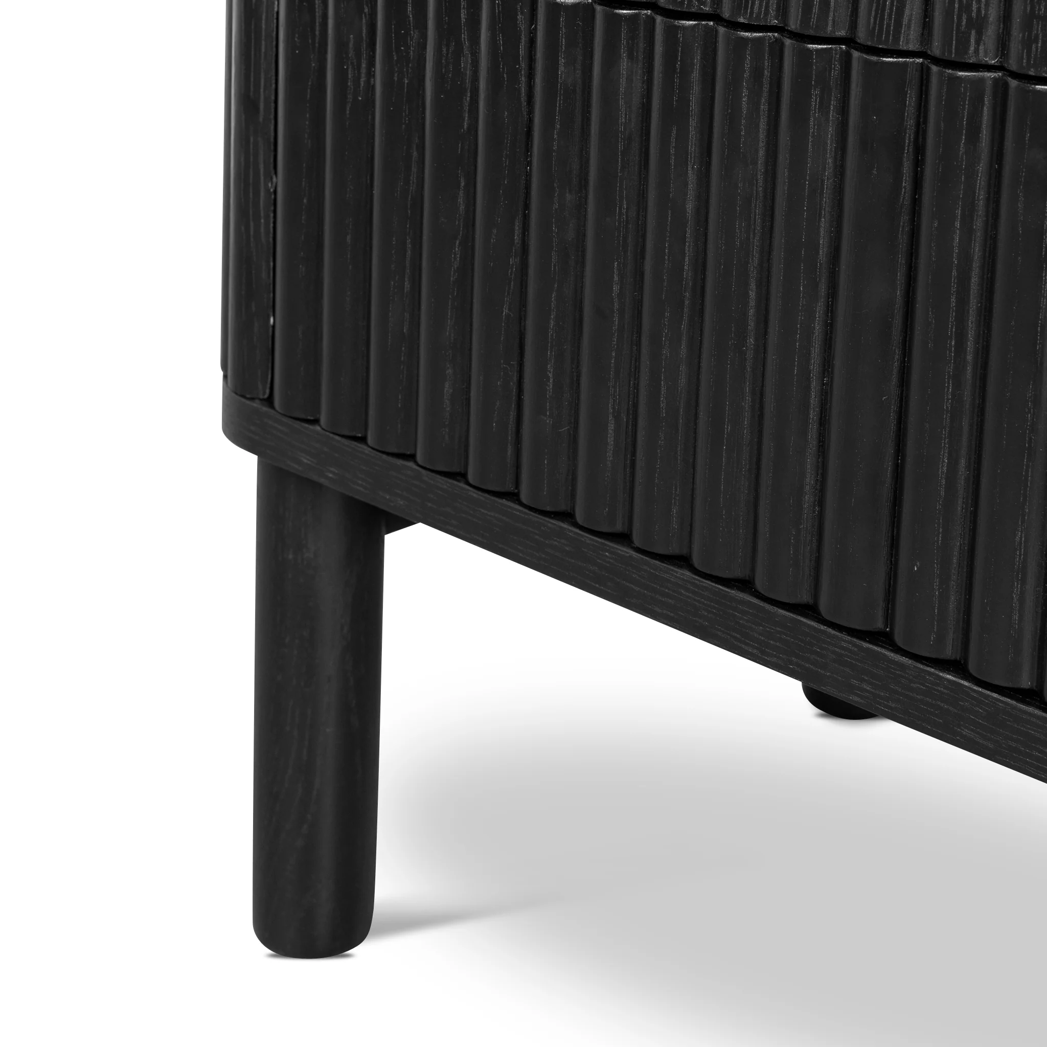 CST8628-KD Bedside Table - Full Black - Image 12