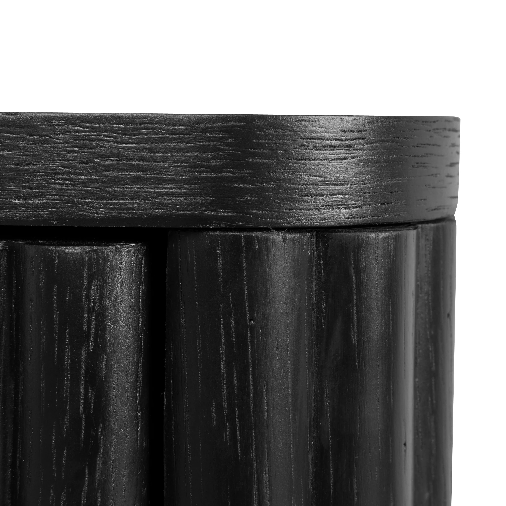 CST8628-KD Bedside Table - Full Black - Image 13