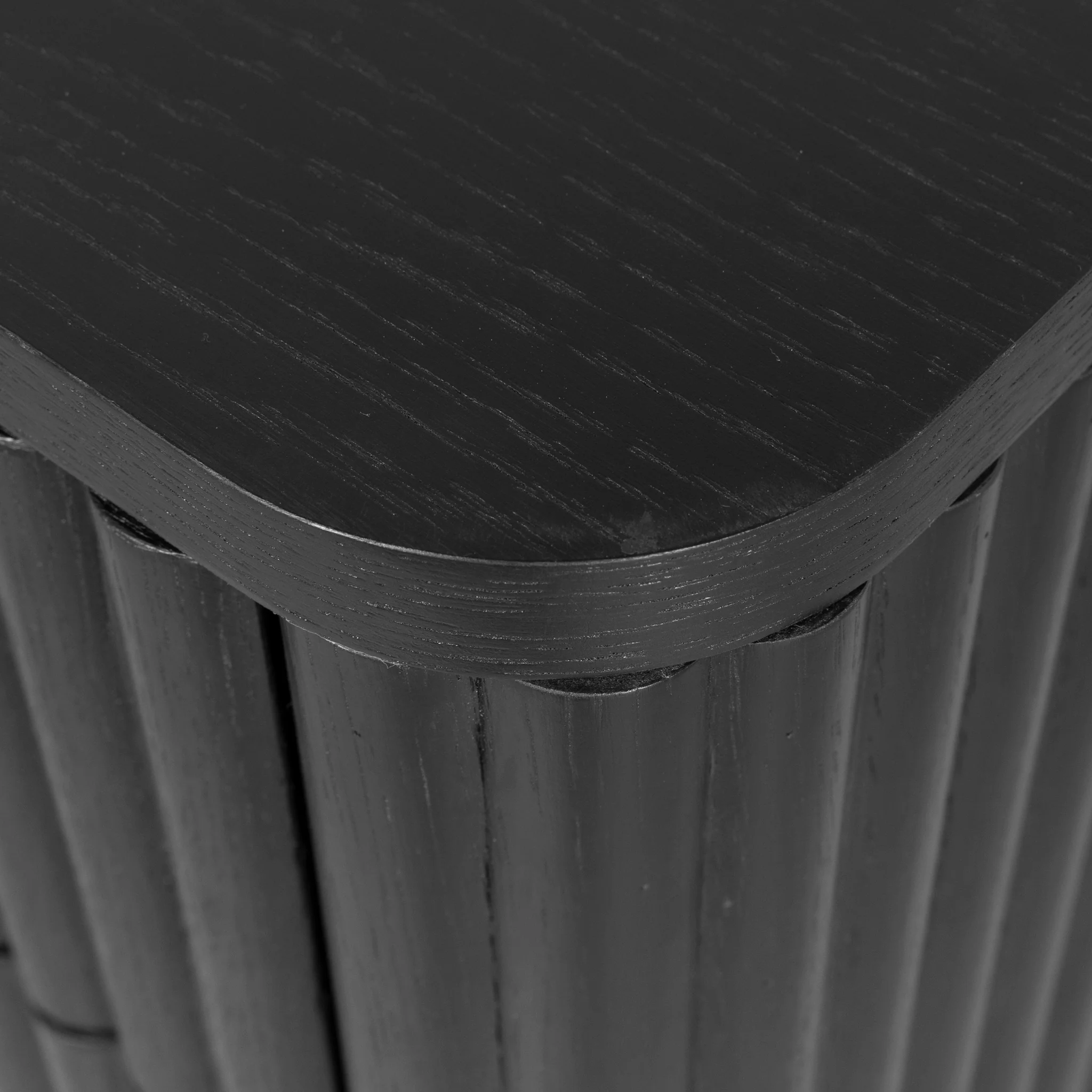 CST8628-KD Bedside Table - Full Black - Image 14