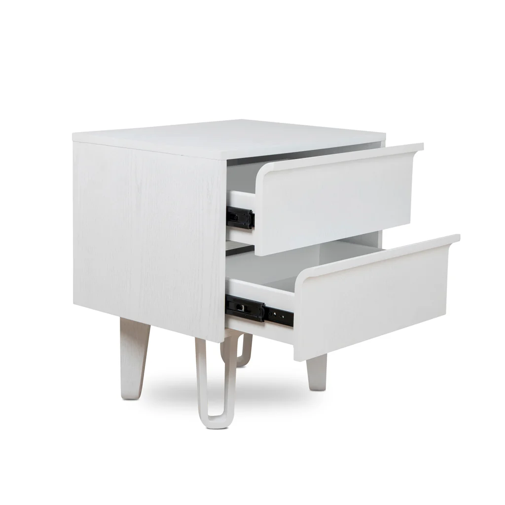 CST8685-DR Bedside Table - Full White - Image 10