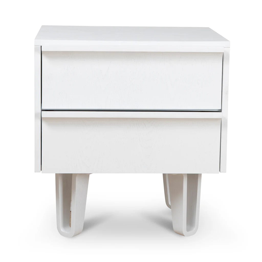 CST8685-DR Bedside Table - Full White - Image 2
