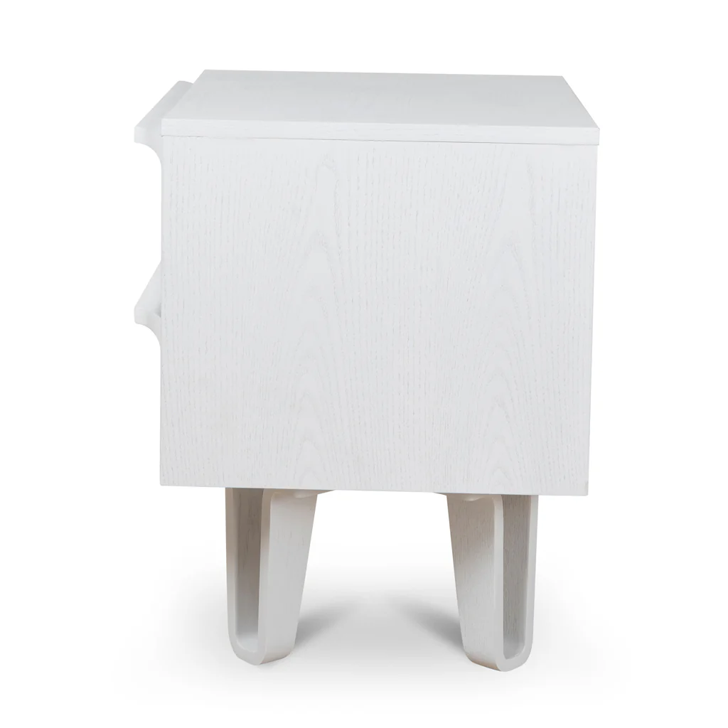 CST8685-DR Bedside Table - Full White - Image 3