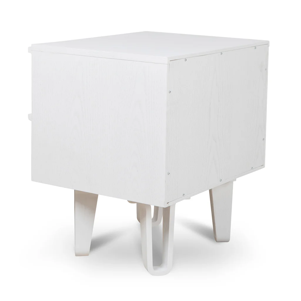 CST8685-DR Bedside Table - Full White - Image 4
