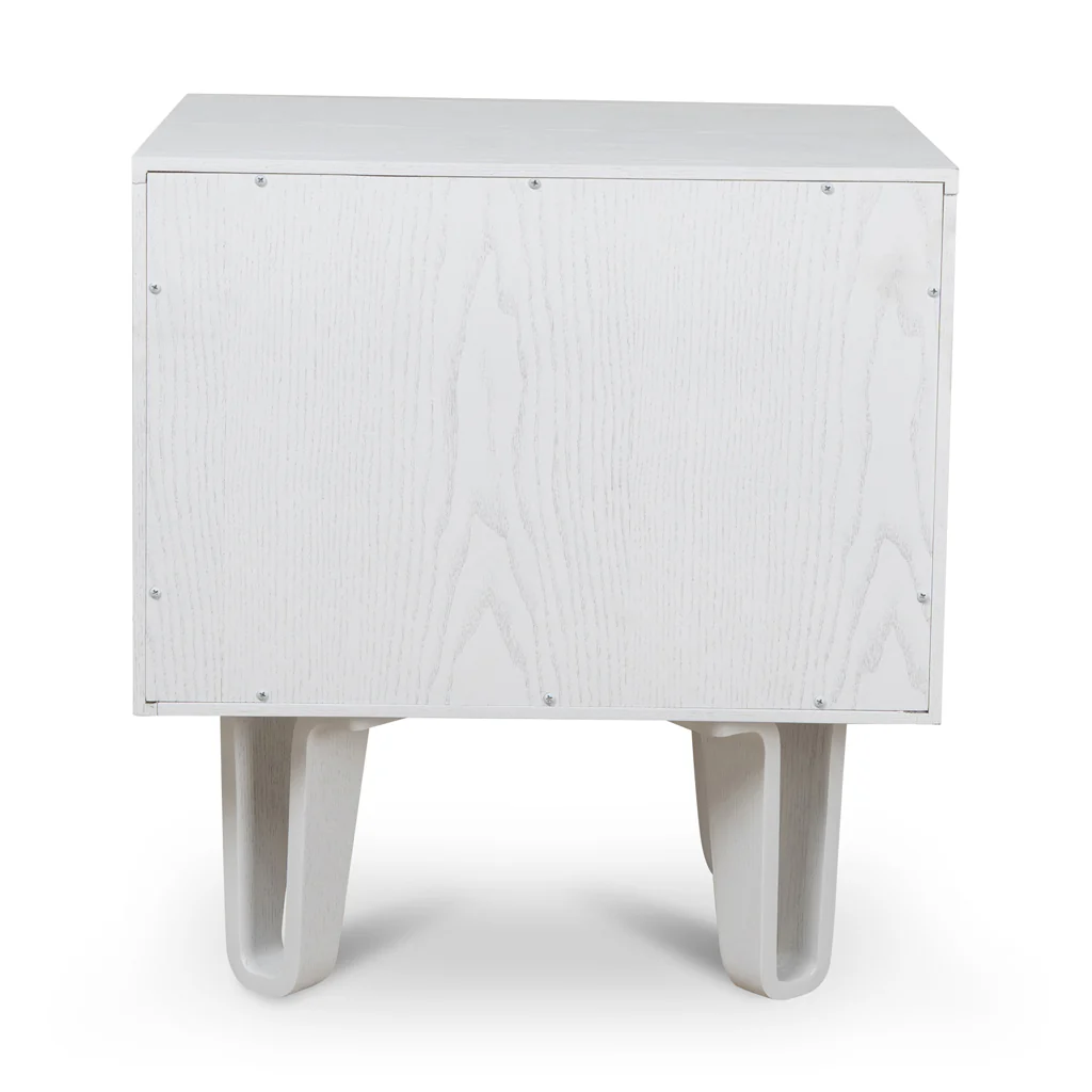 CST8685-DR Bedside Table - Full White - Image 5