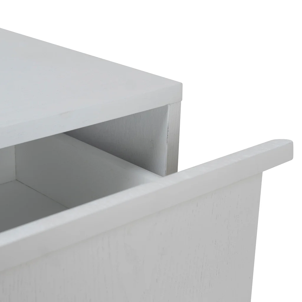CST8685-DR Bedside Table - Full White - Image 7