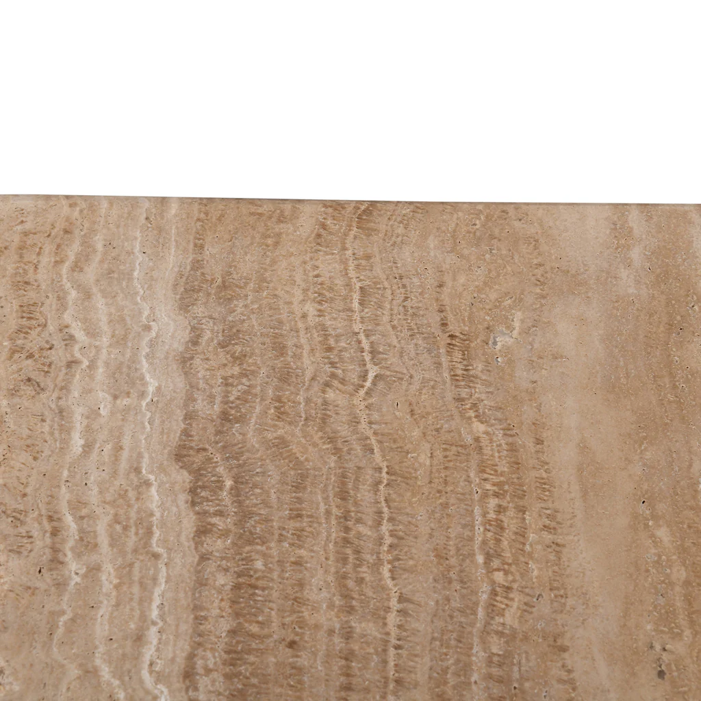 CST8712-RB 50cm Travertine Top Side Table - Natural - Image 8