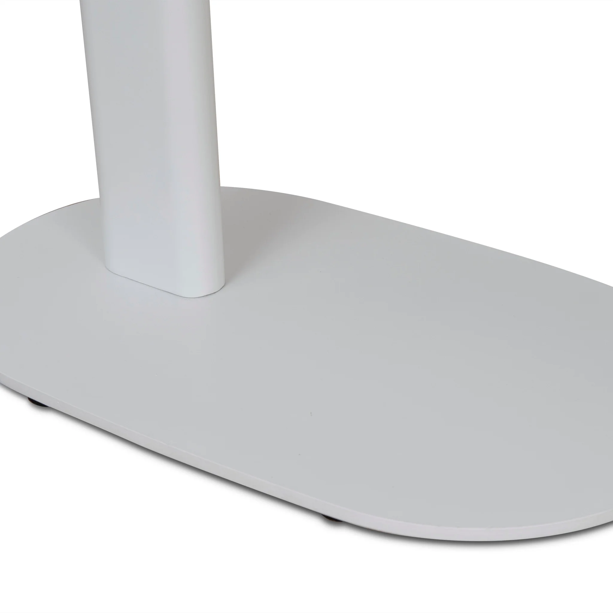 CST8793-NY 60cm Marble Side Table - White Base - Image 5