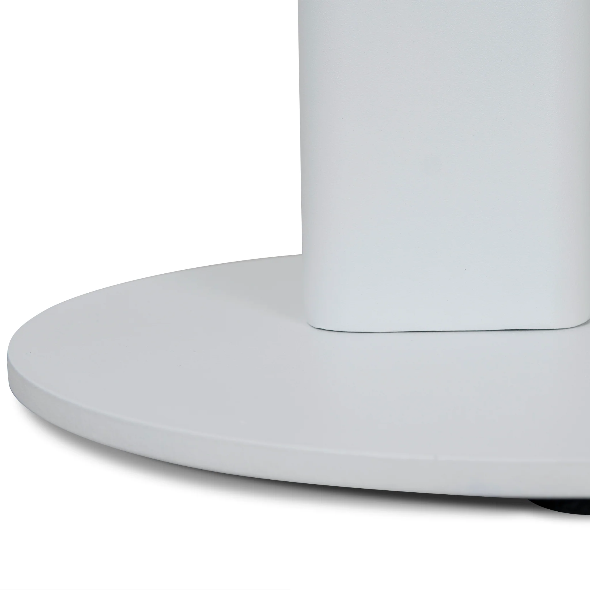 CST8793-NY 60cm Marble Side Table - White Base - Image 7