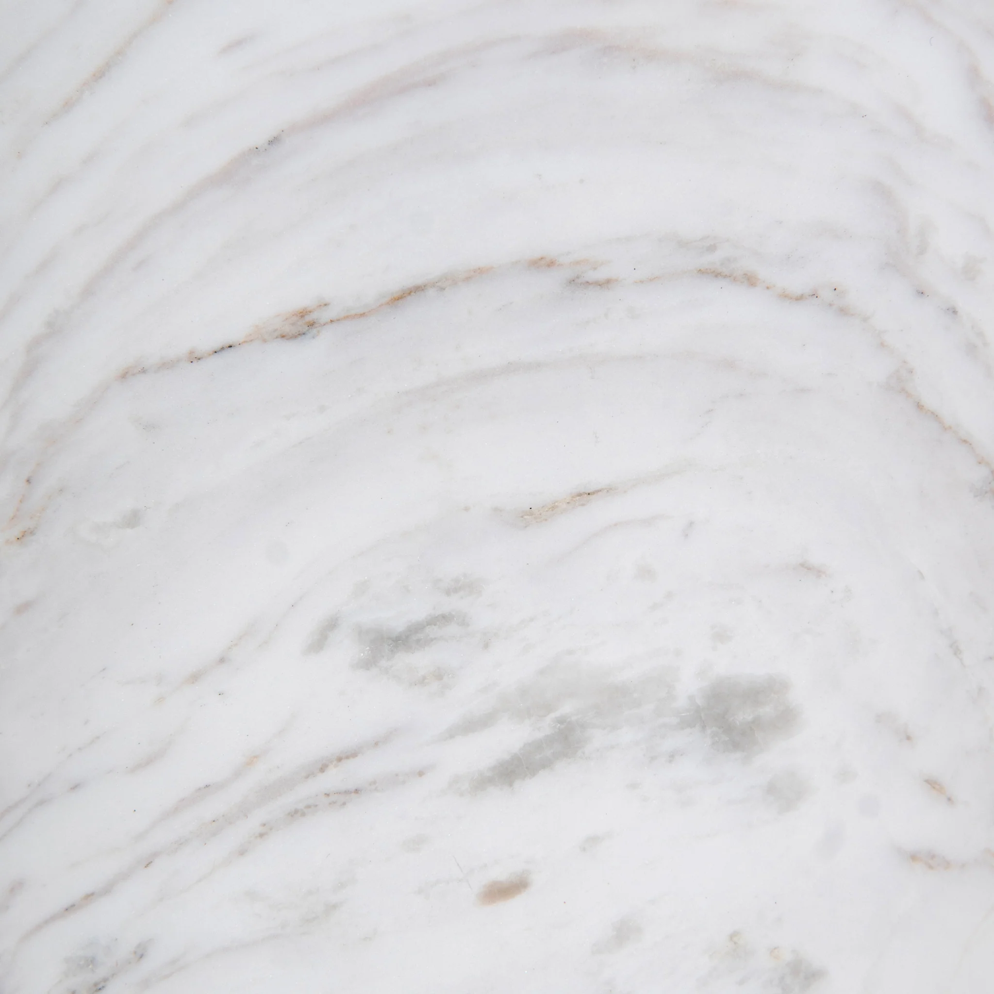 CST8794-NY 45cm Brushed Gold Side Table - Carrara Marble - Image 7
