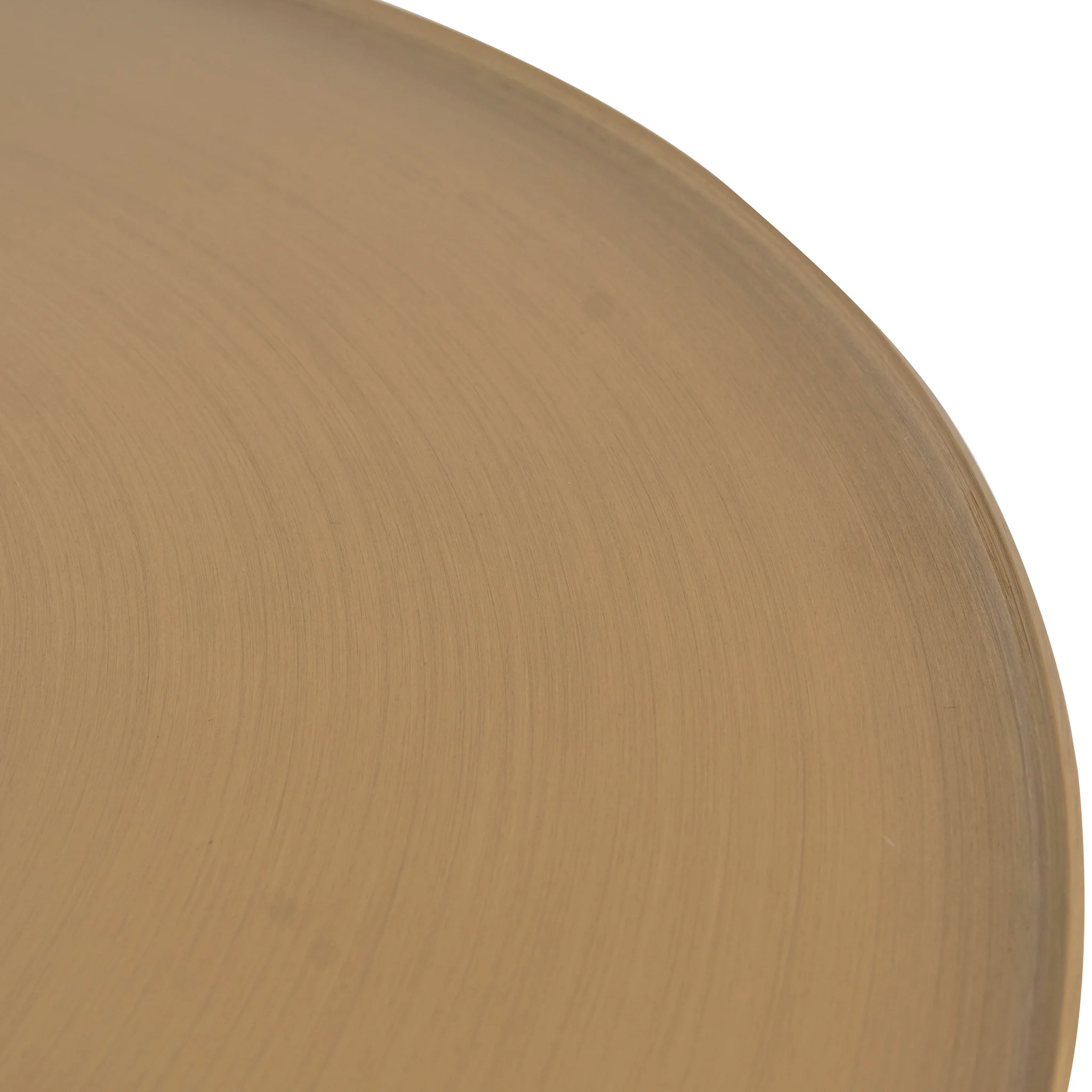 CST8795-NY 45cm Brushed Gold Side Table - Travertine - Image 10