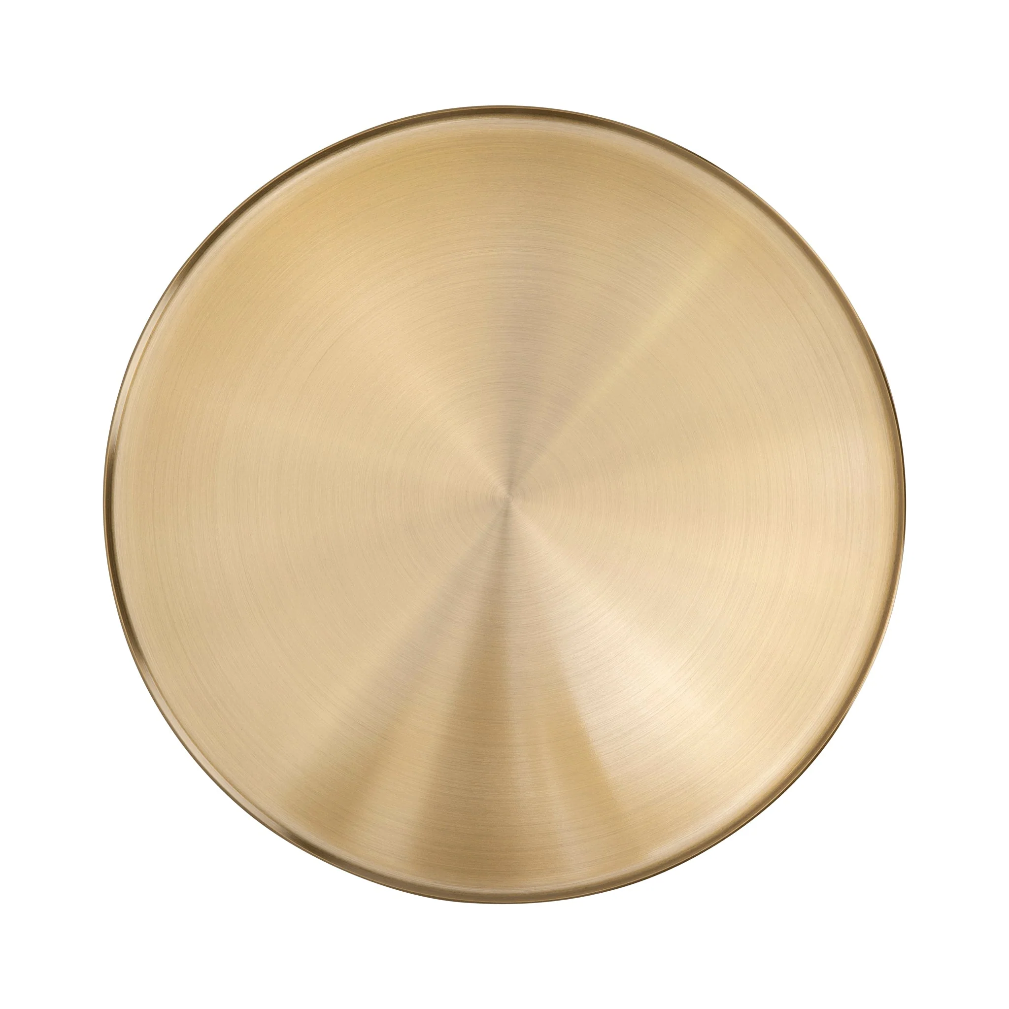 CST8798-NY 45cm Brushed Gold Side Table - Carrara Marble - Image 10
