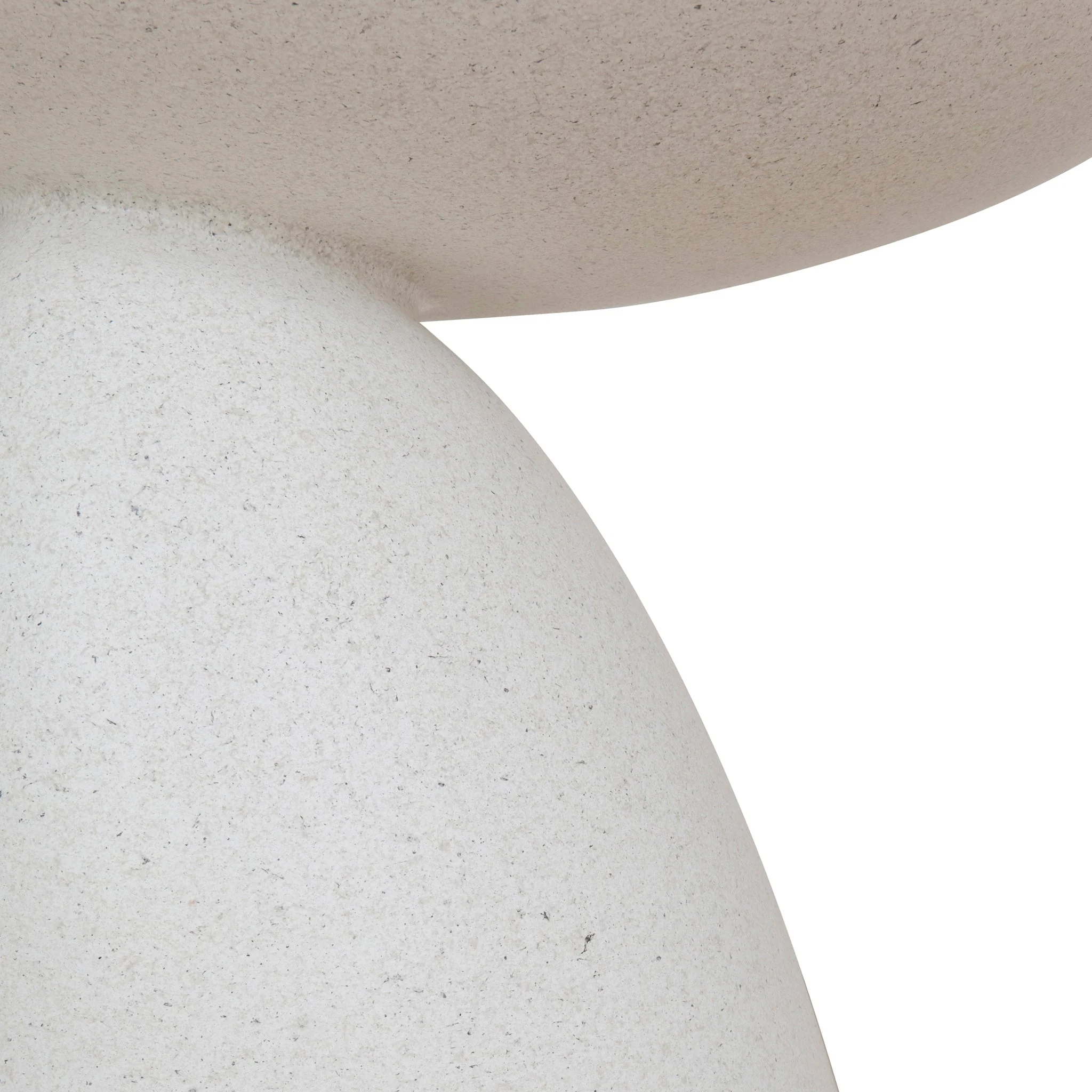 CST8806-NY 60cm Fibre Glass Side Table - White - Image 7