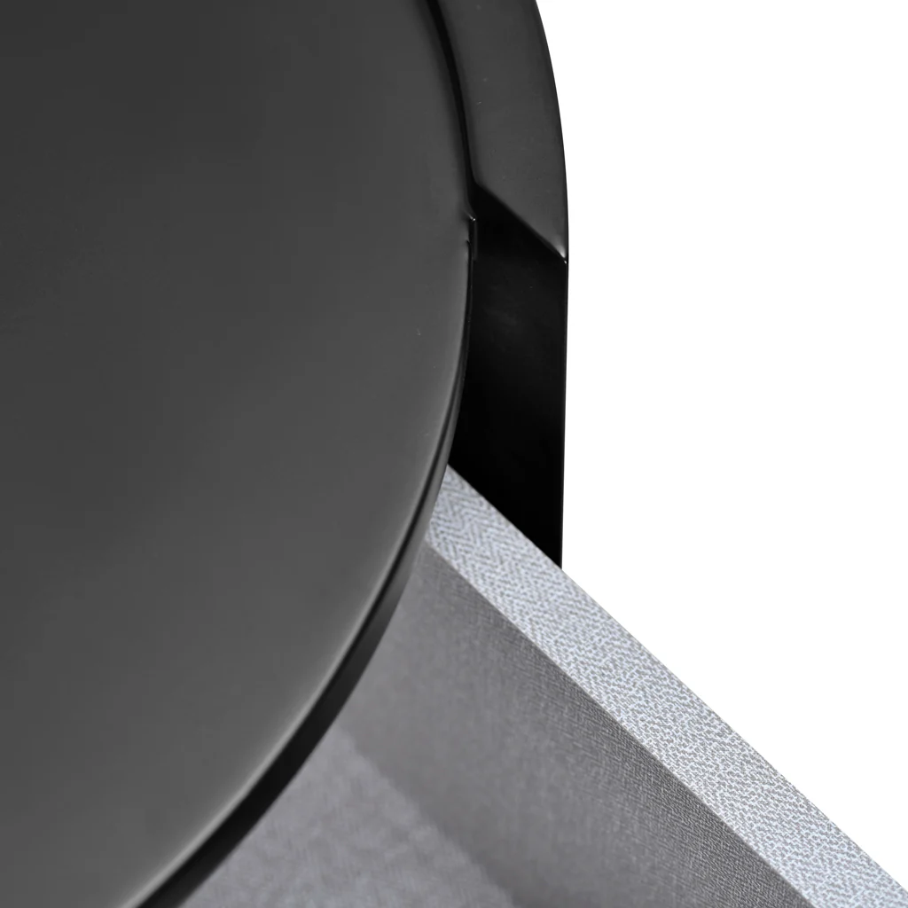 CST8850-IG Bedside Table - Full Matte Black - Image 9