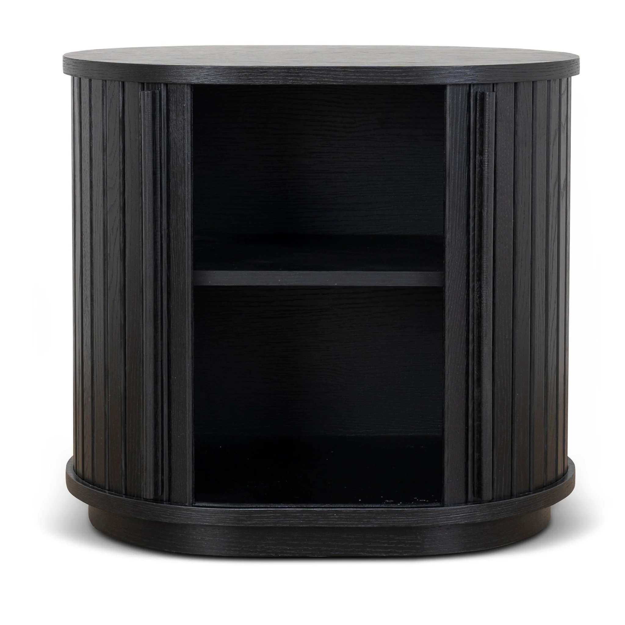 CST8854-KD 55cm Side Table - Full Black - Image 3