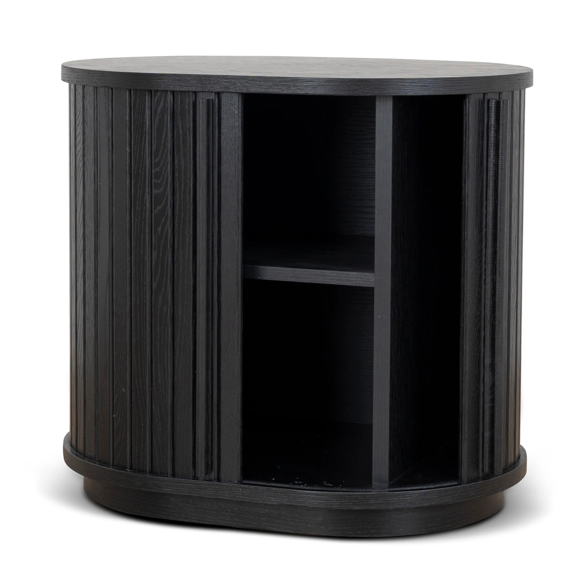 CST8854-KD 55cm Side Table - Full Black - Image 4
