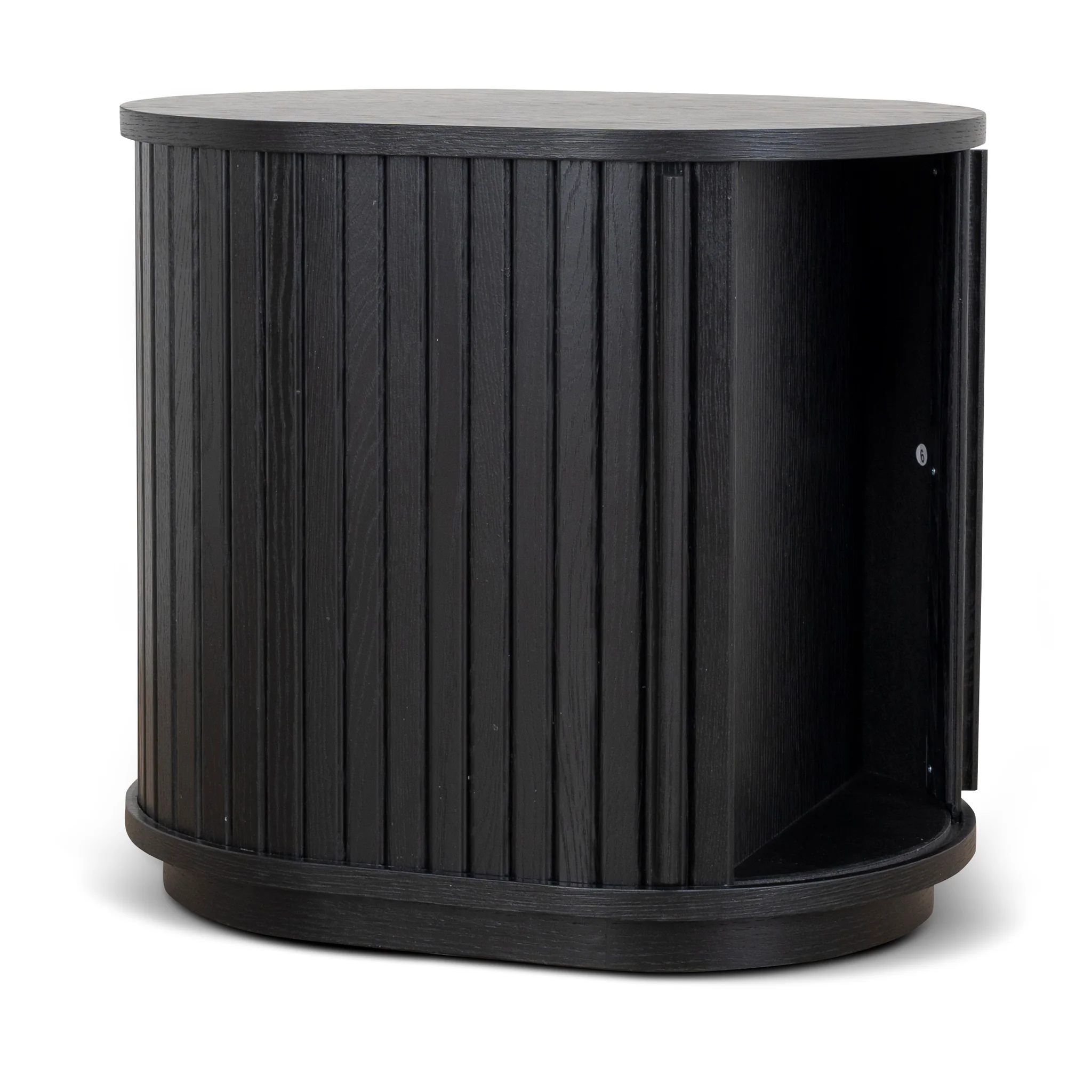 CST8854-KD 55cm Side Table - Full Black - Image 5