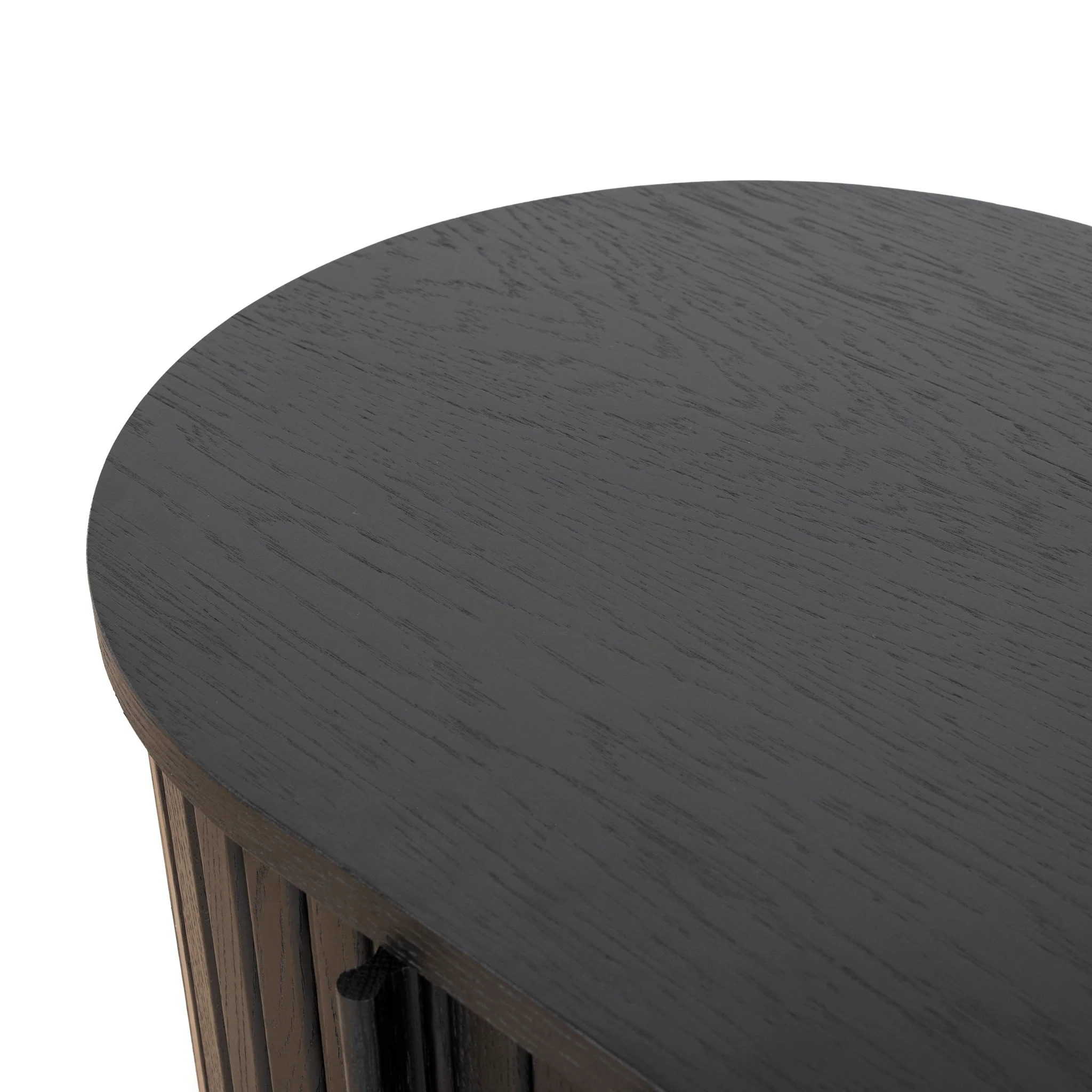 CST8854-KD 55cm Side Table - Full Black - Image 9