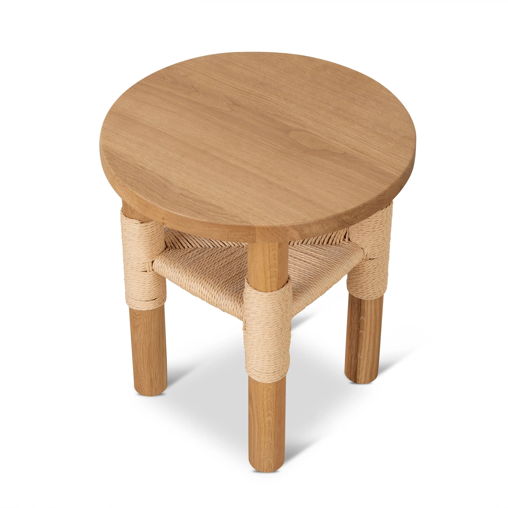 CST8870-OW 42cm Round Side Table - Natural - Image 3