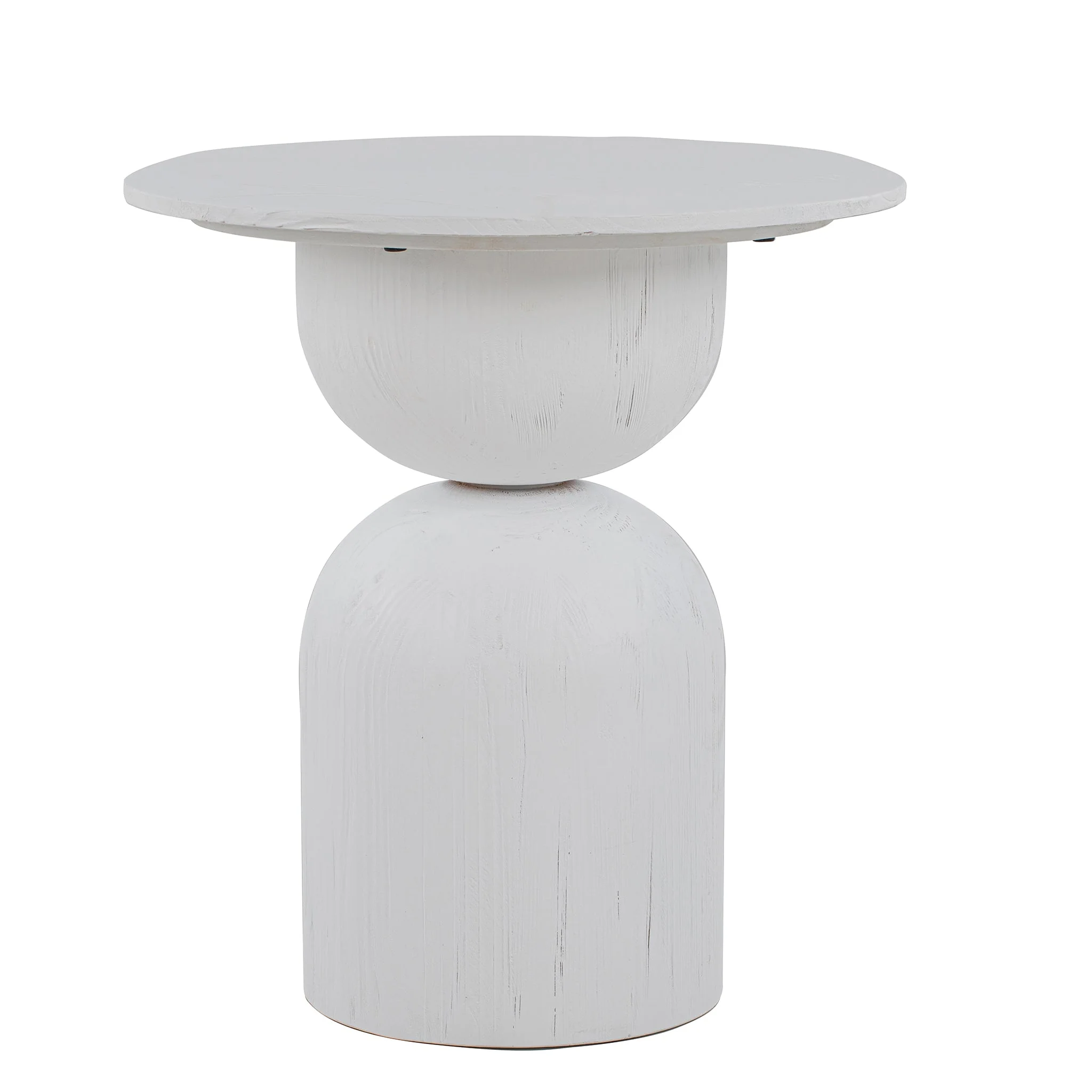 CST8956-NI Round Side Table - Full White