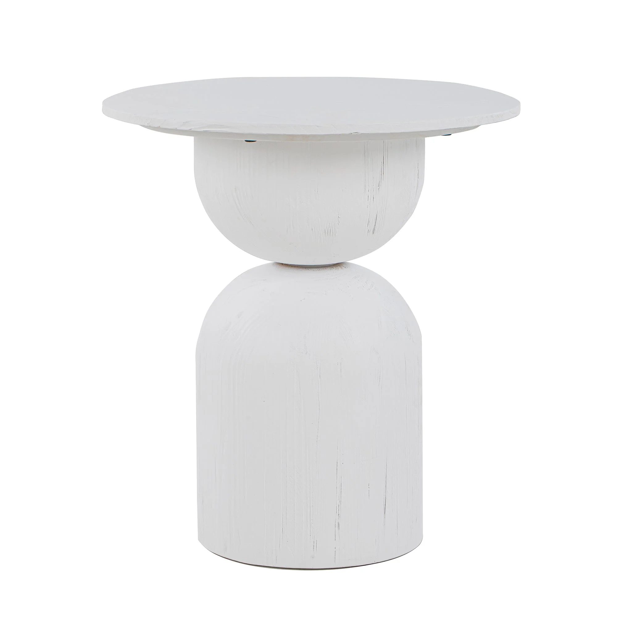 CST8956-NI Round Side Table - Full White - Image 2