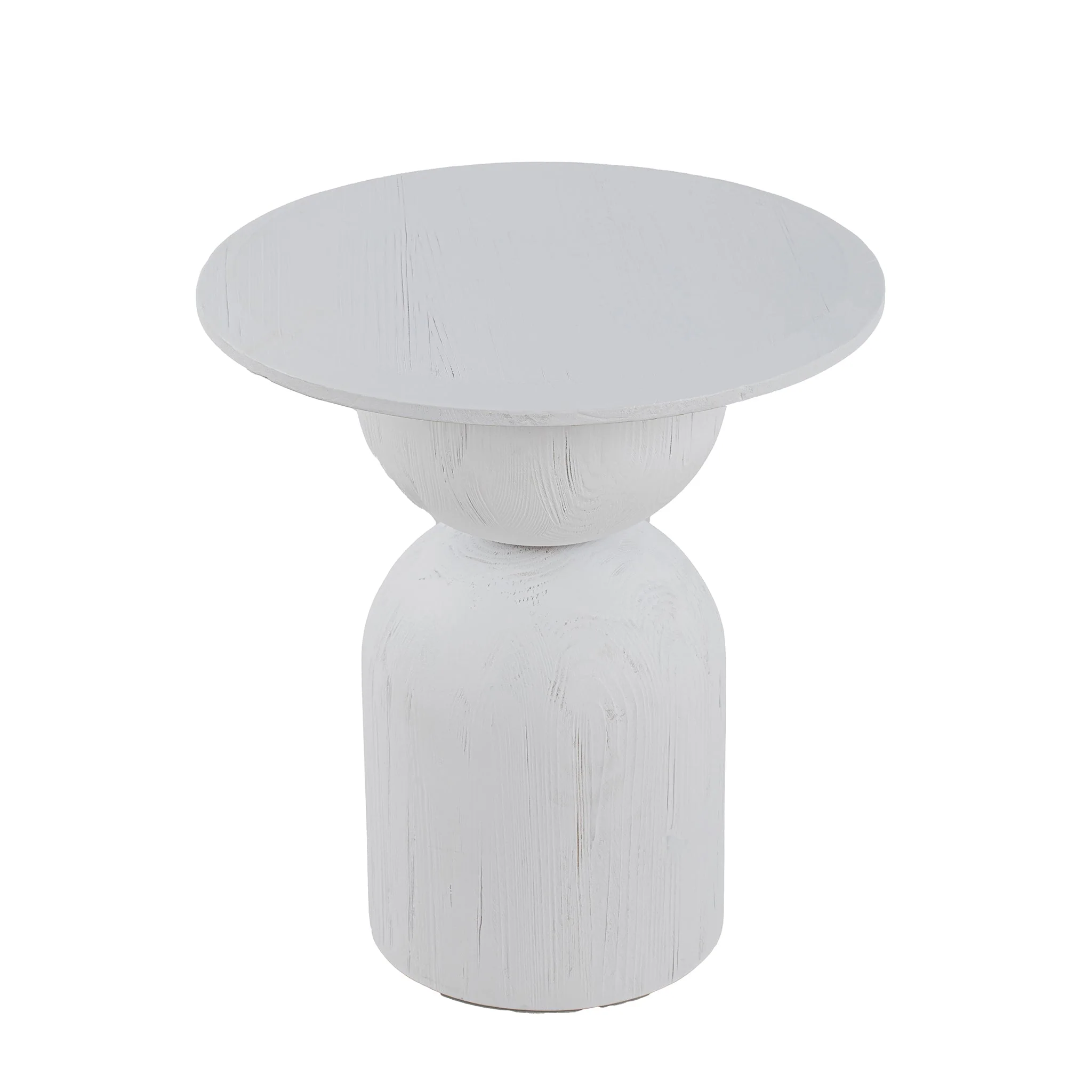 CST8956-NI Round Side Table - Full White - Image 3
