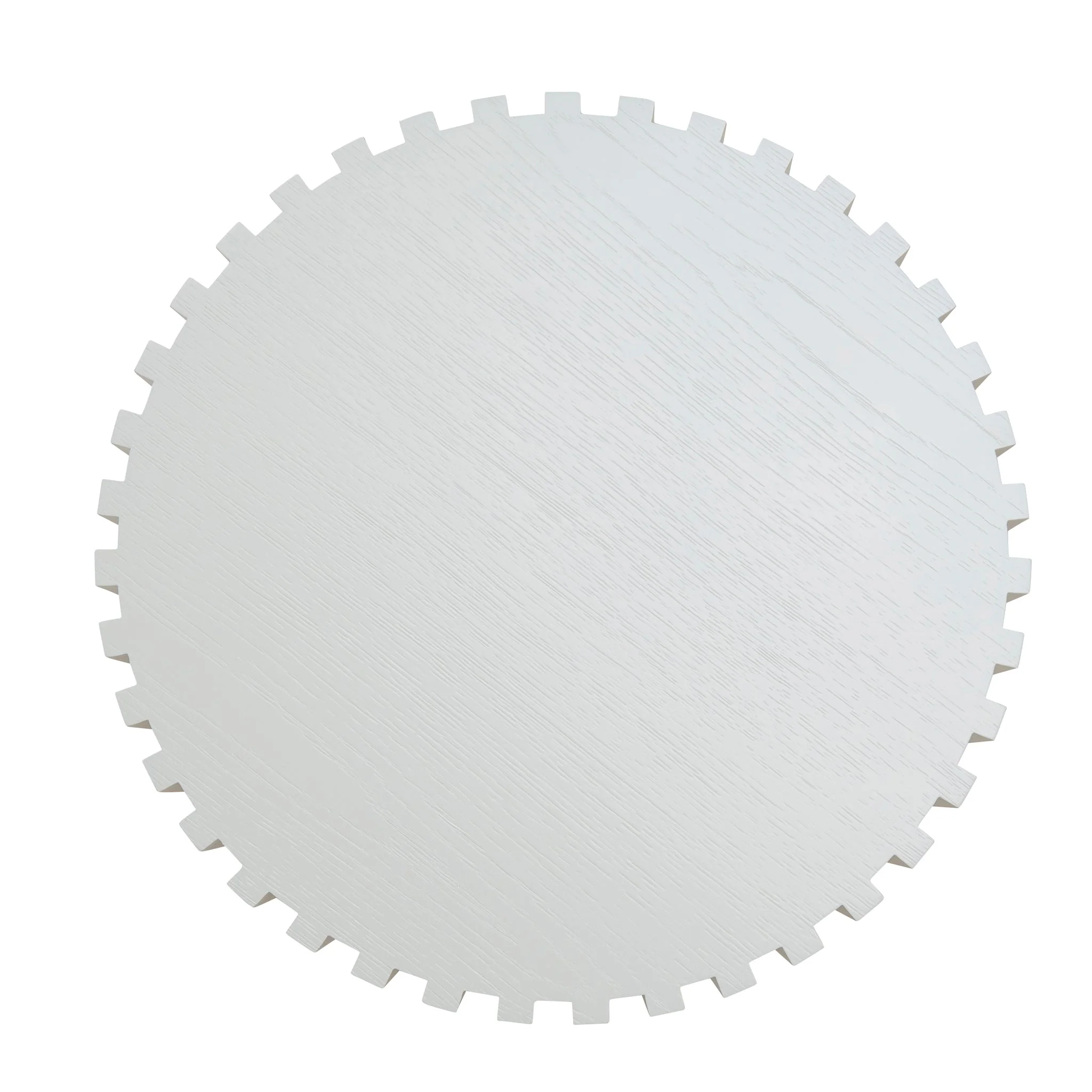 CST8976-CN 50cm Round Side Table - Full White - Image 8