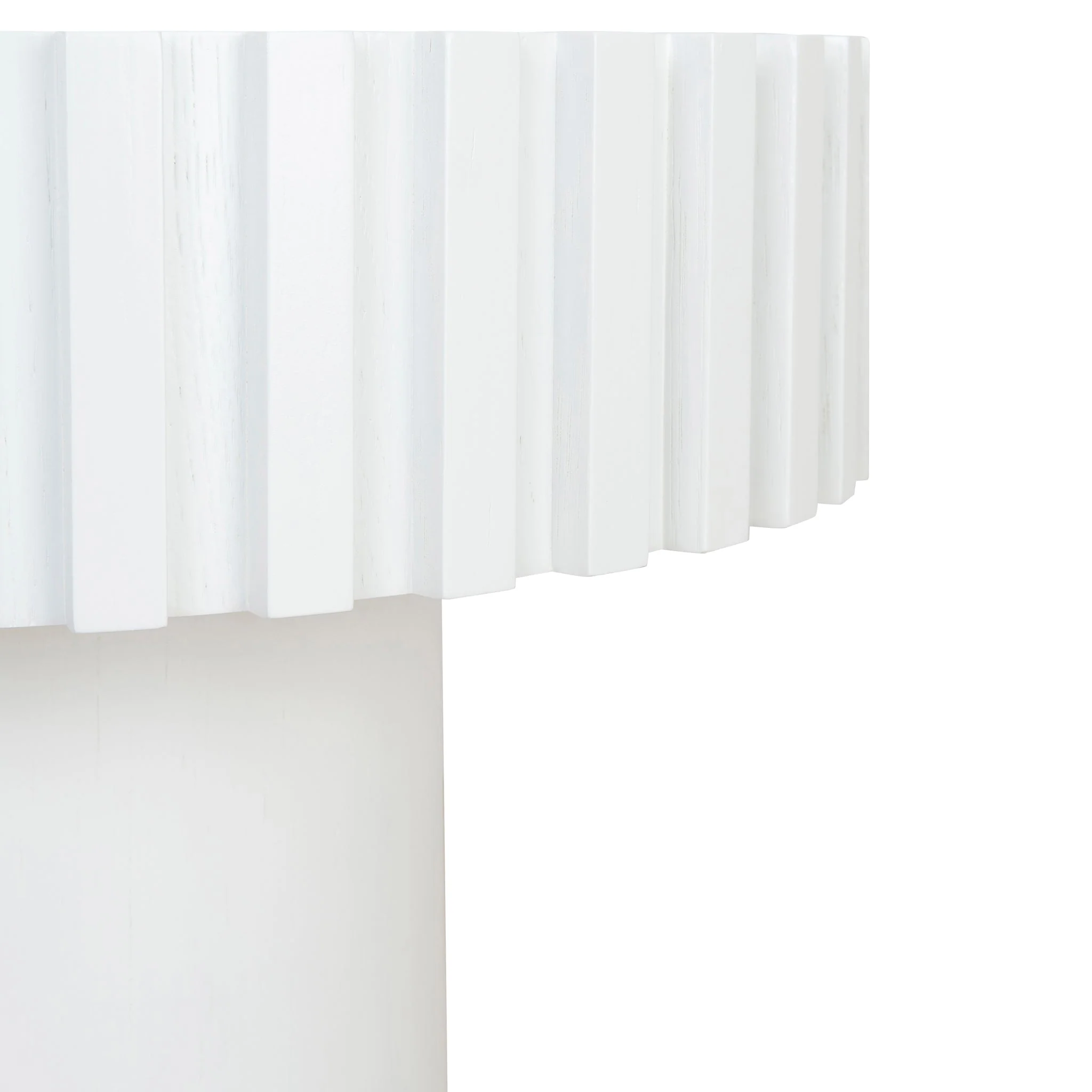 CST8976-CN 50cm Round Side Table - Full White - Image 9