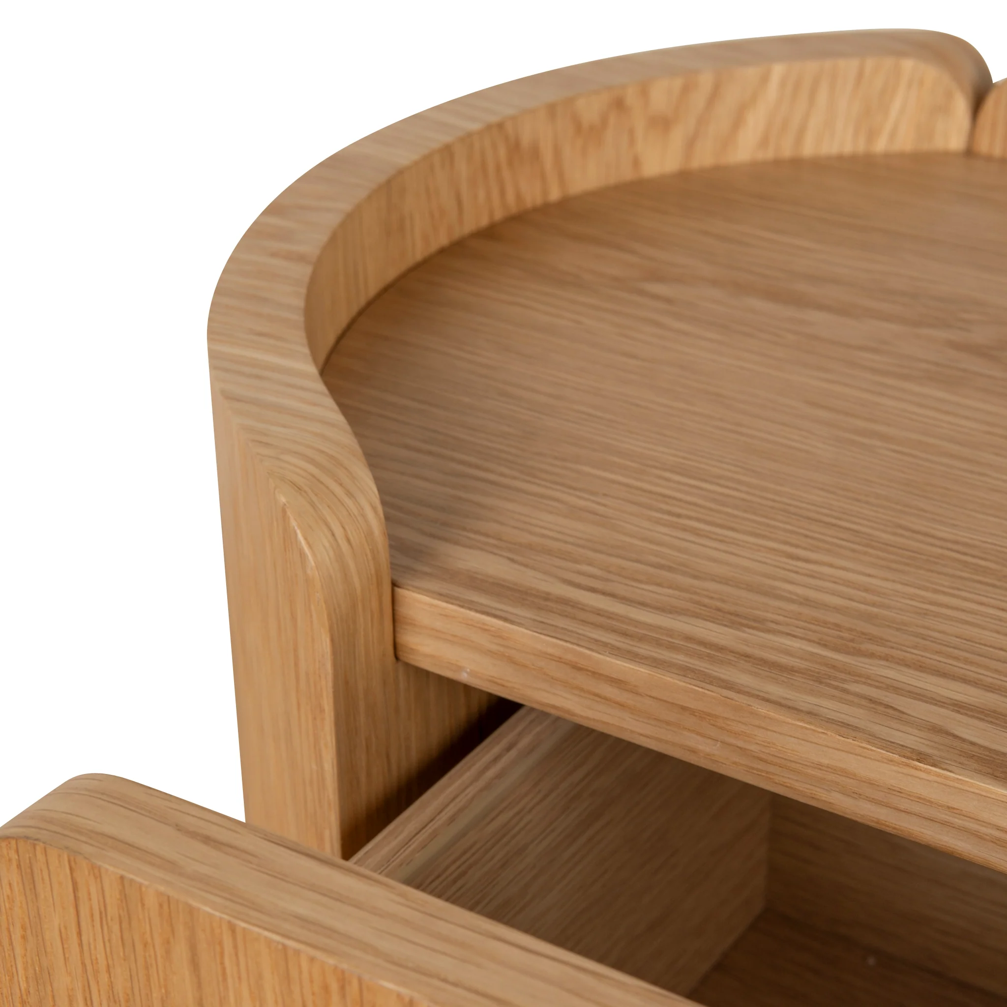 CST8980-CN 60cm Bedside Table - Natural Oak - Image 10