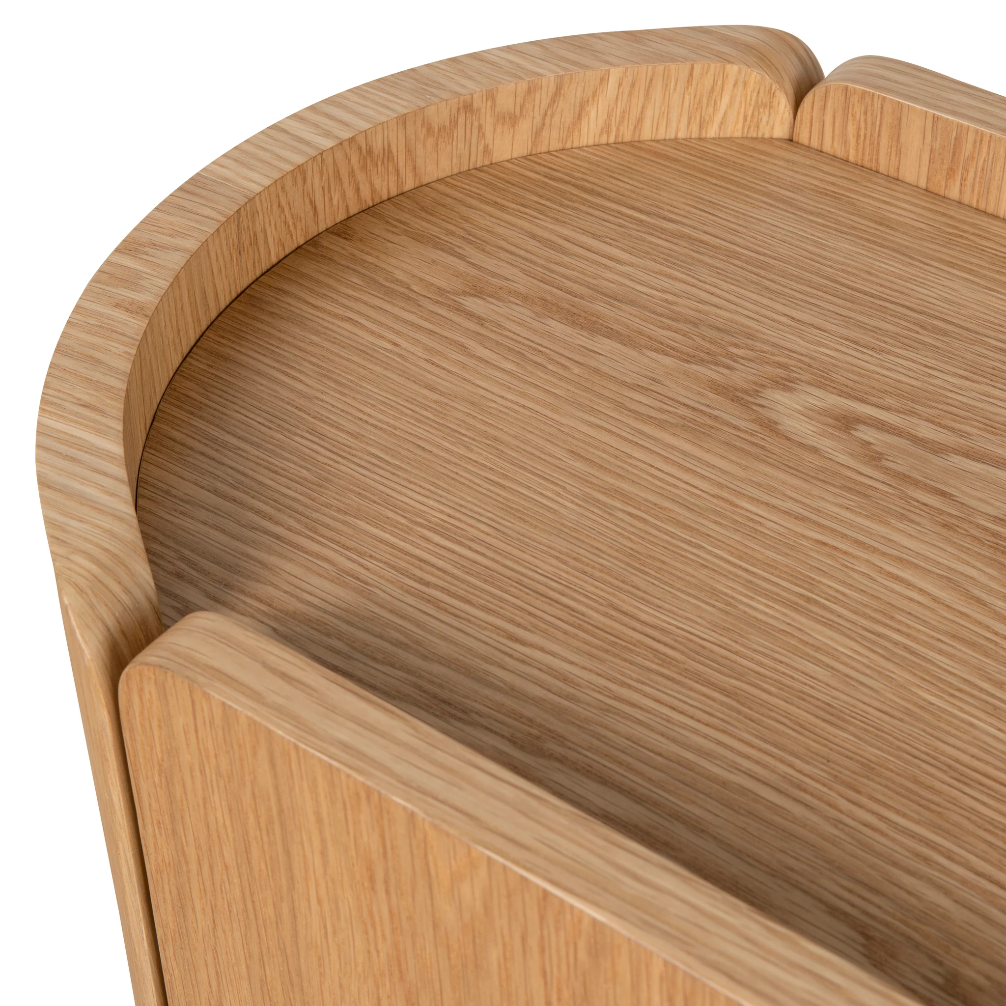 CST8980-CN 60cm Bedside Table - Natural Oak - Image 12