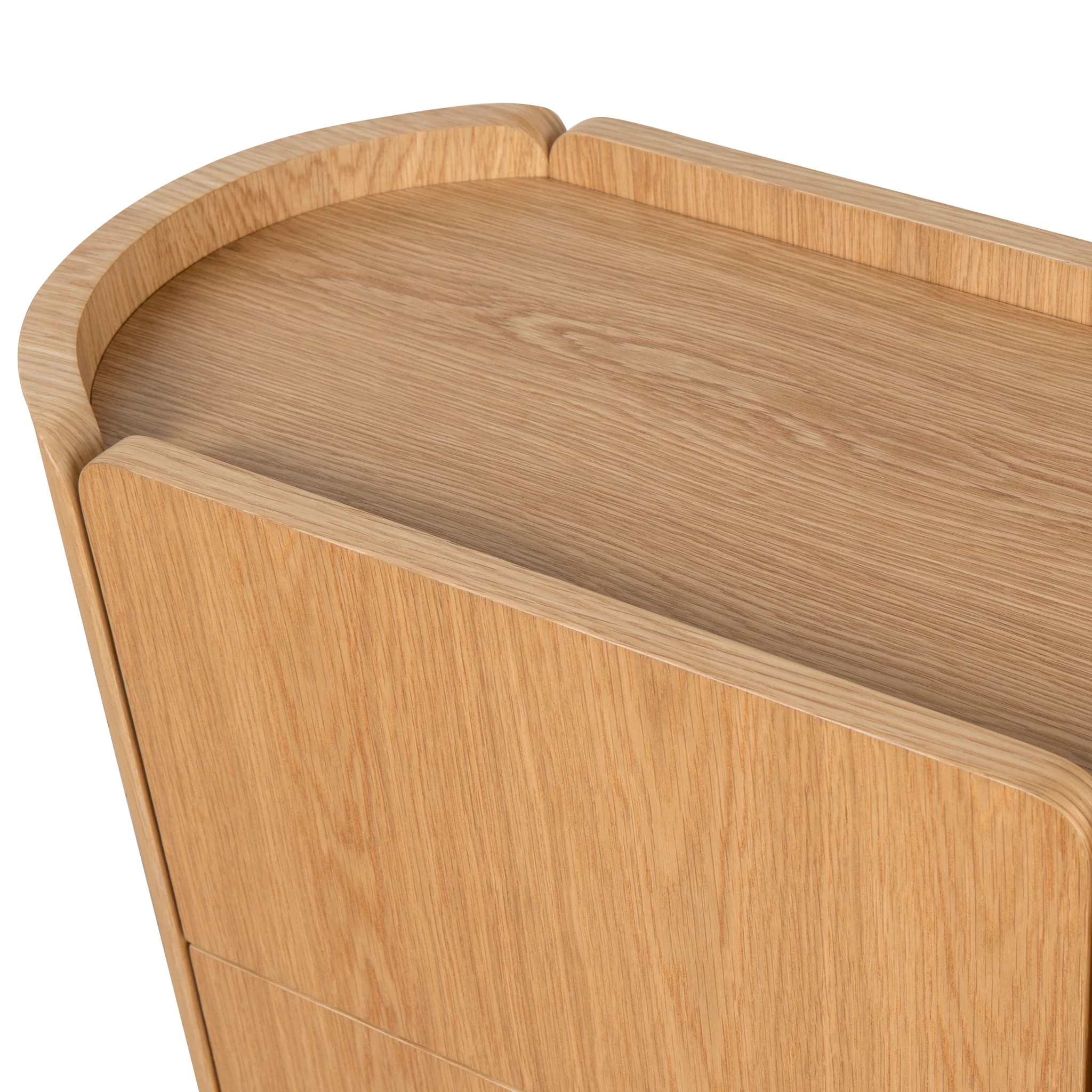 CST8980-CN 60cm Bedside Table - Natural Oak - Image 13
