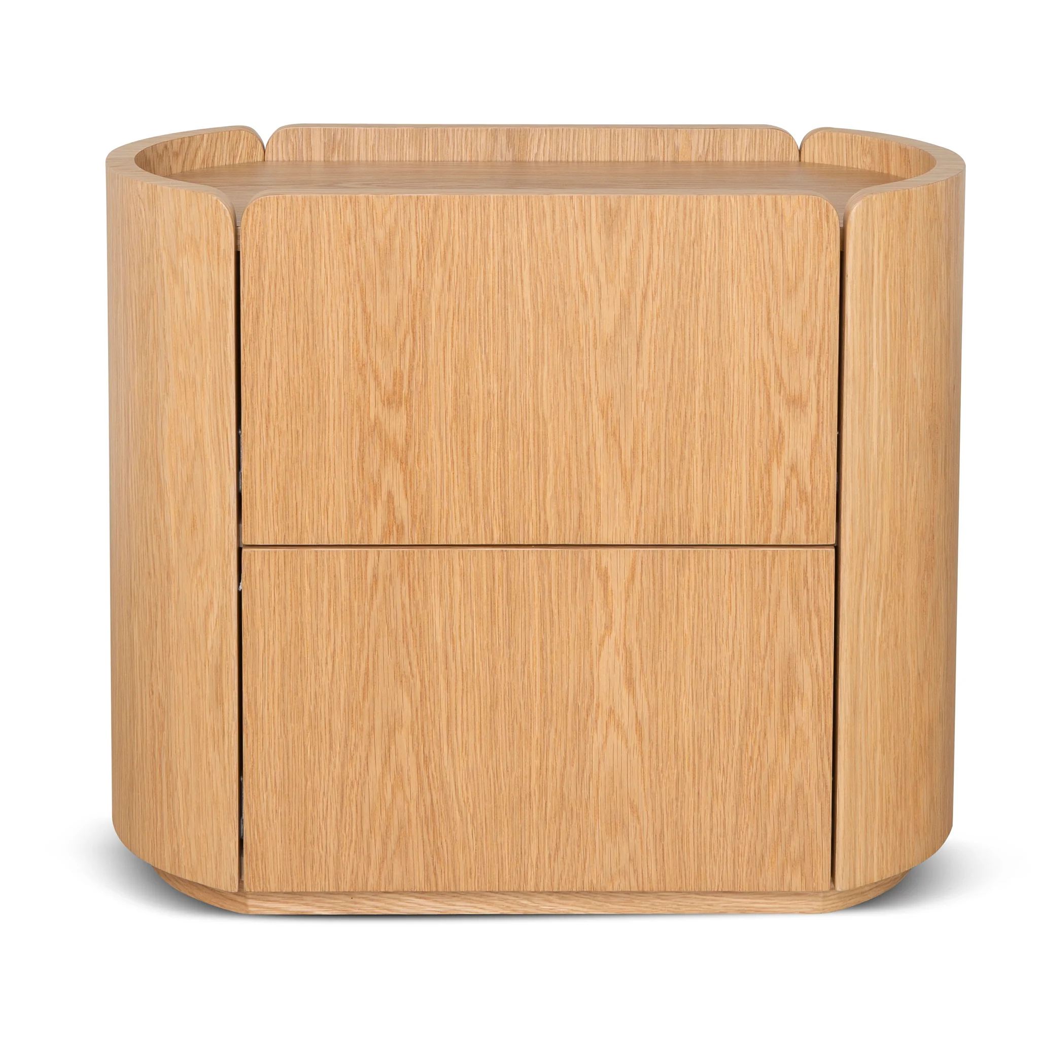 CST8980-CN 60cm Bedside Table - Natural Oak - Image 2