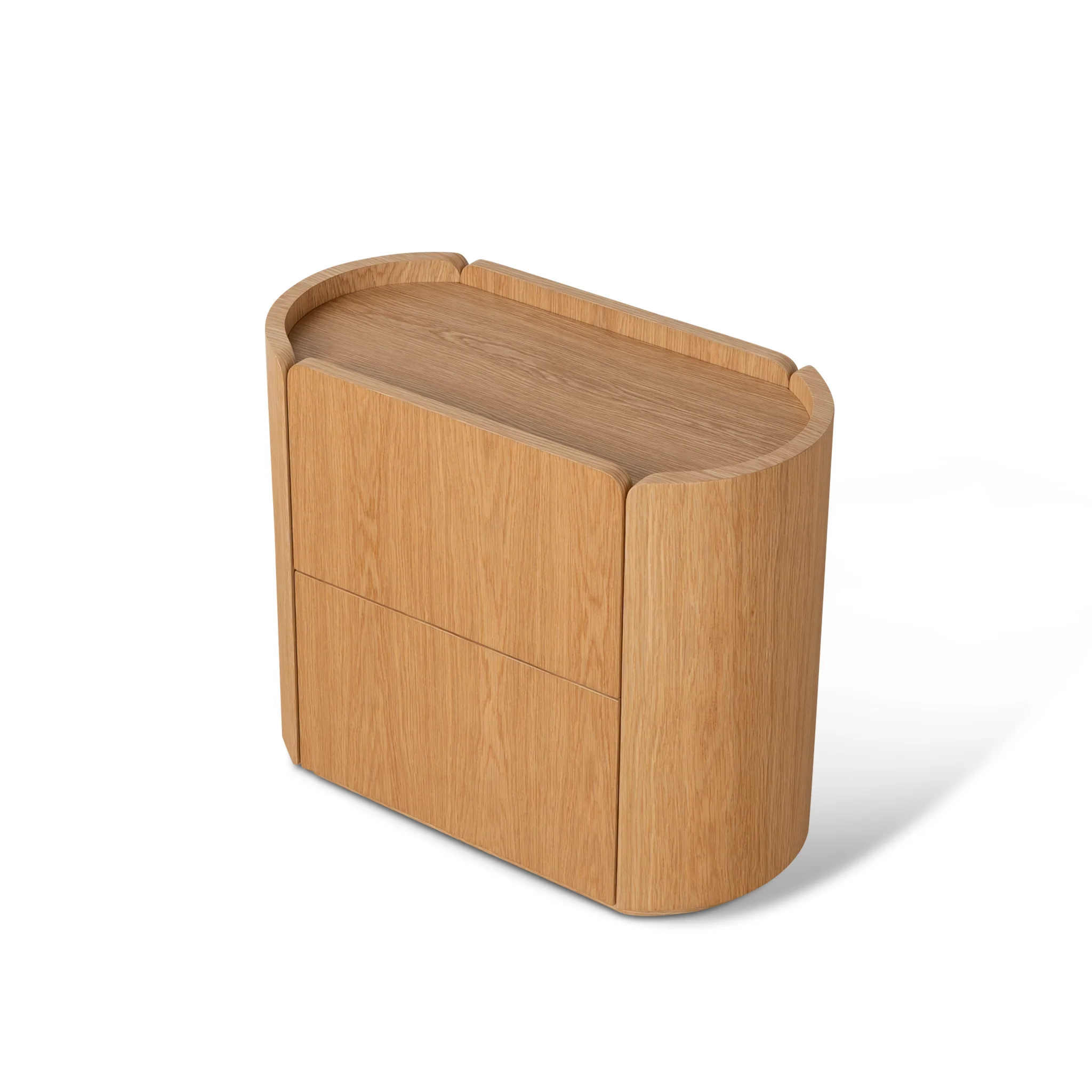 CST8980-CN 60cm Bedside Table - Natural Oak - Image 3