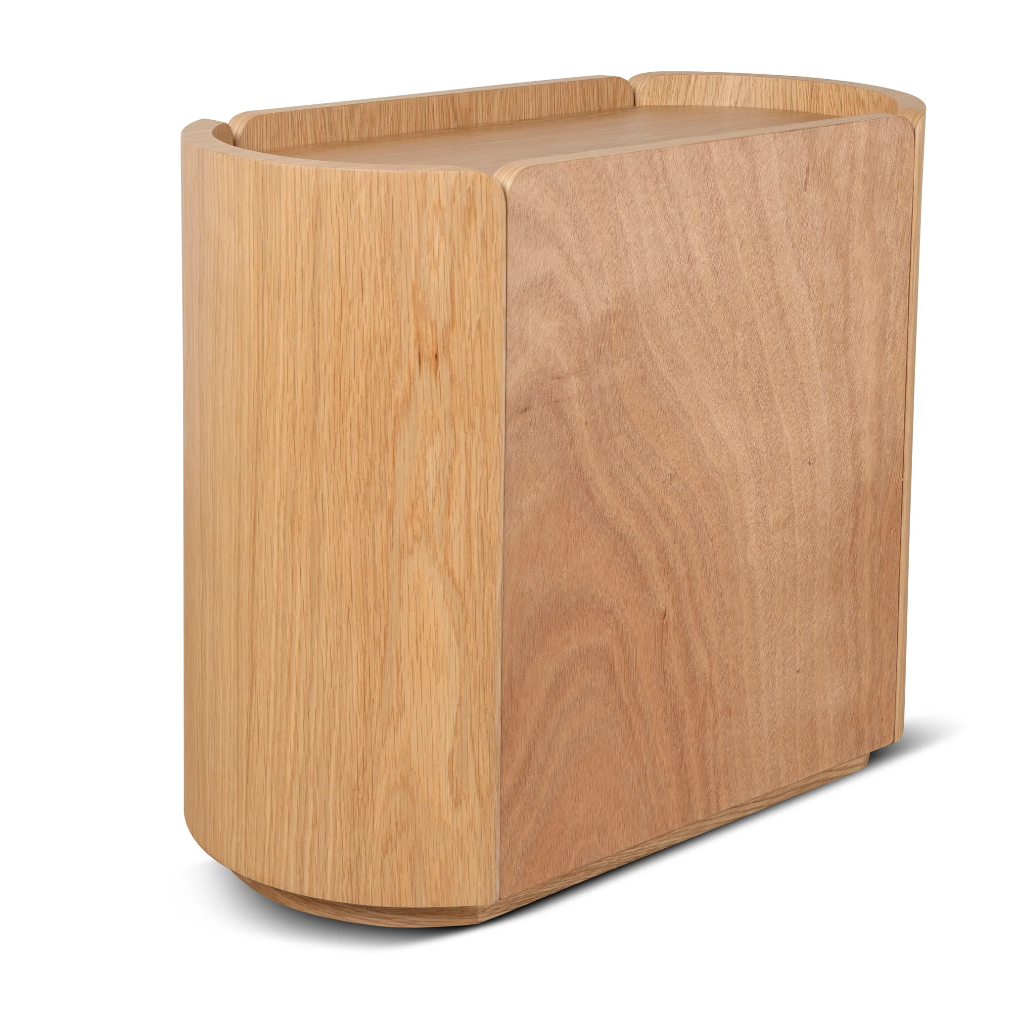 CST8980-CN 60cm Bedside Table - Natural Oak - Image 7