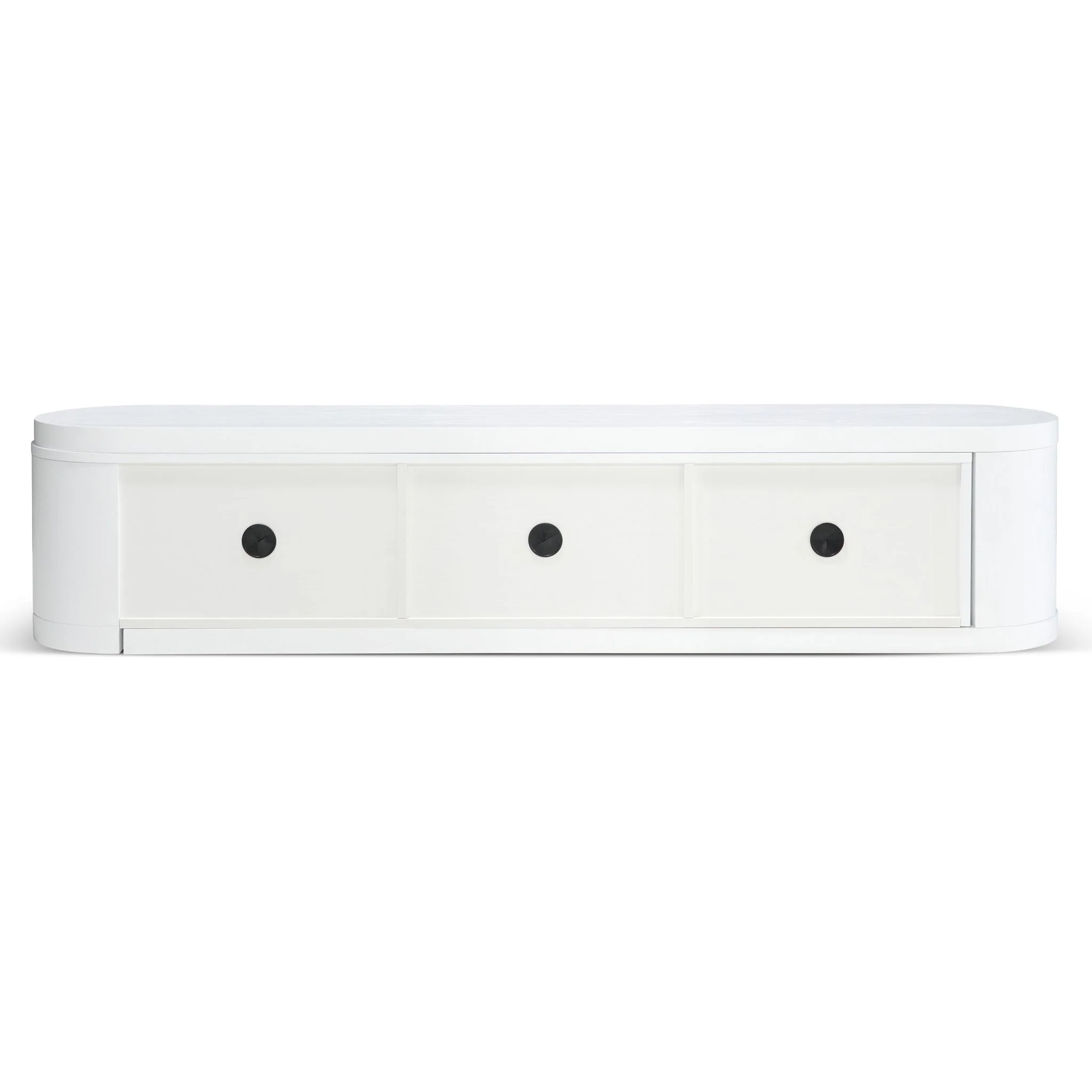 CTV10213-CN Extendable TV Entertainment Unit - Full White Oak - Image 10