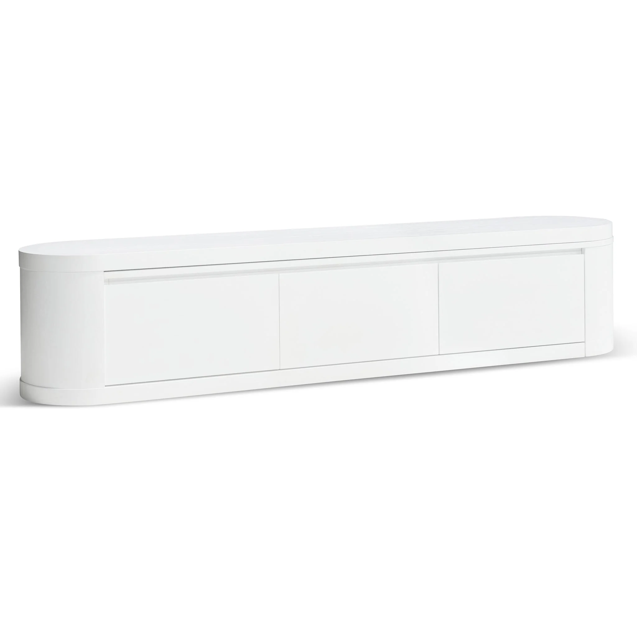 CTV10213-CN Extendable TV Entertainment Unit - Full White Oak - Image 13