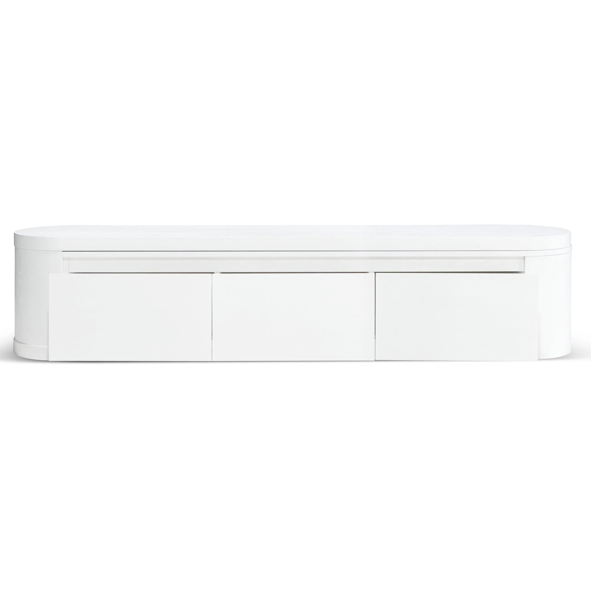 CTV10213-CN Extendable TV Entertainment Unit - Full White Oak - Image 5