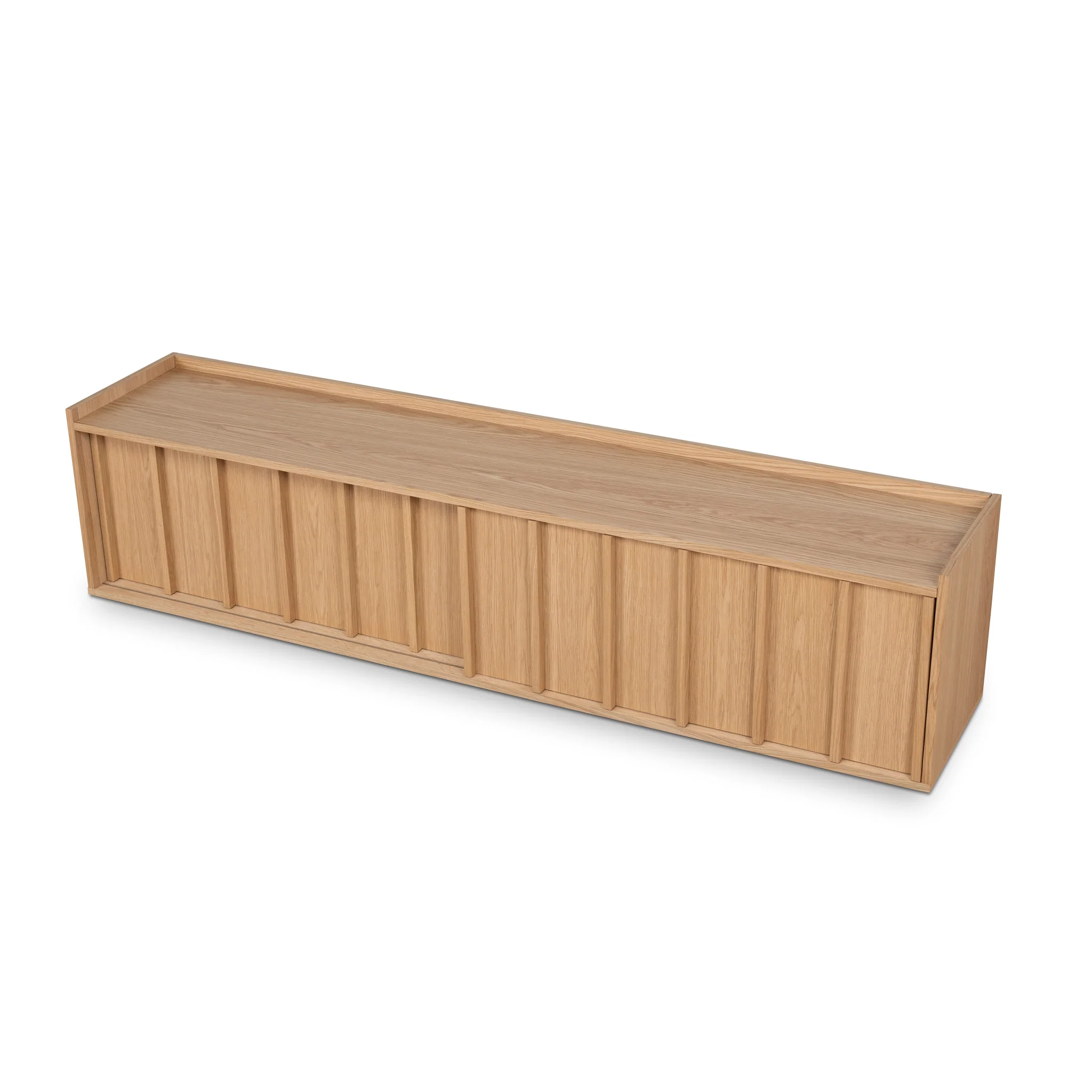 CTV10217-KD 2m Wooden TV Entertainment Unit - Natural - Image 3