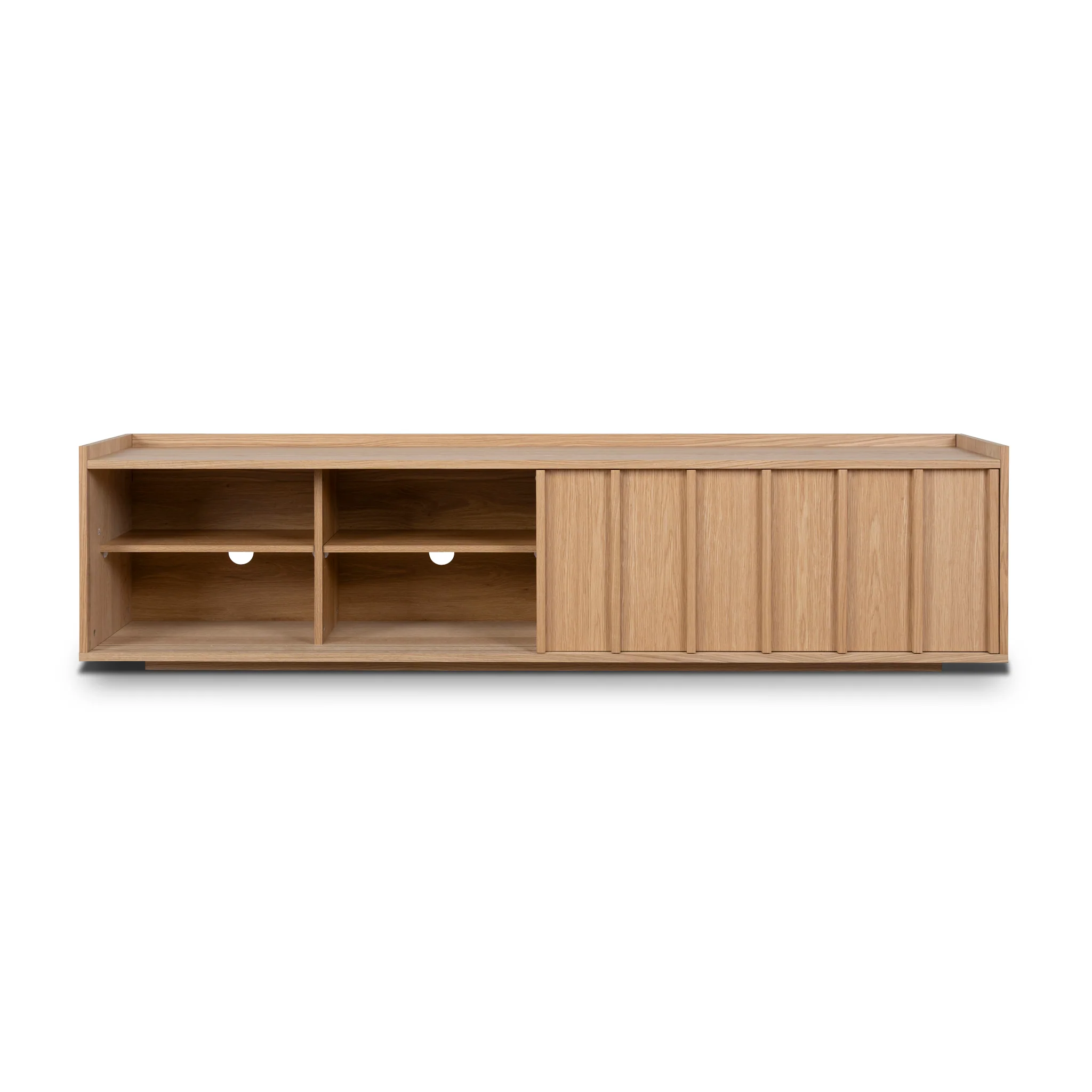 CTV10217-KD 2m Wooden TV Entertainment Unit - Natural - Image 5